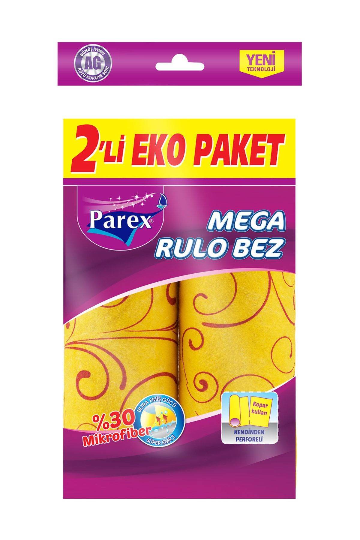 Parex Parex Mega Rulo Temizlik Bezi 2'Li
