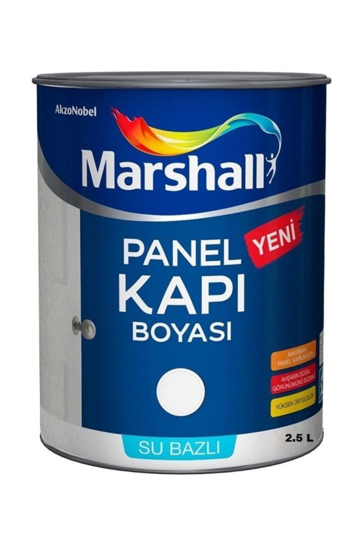 Marshall Su Bazlı Amerikan Panel Kapı Boyası 2.5 lt Kum Beji