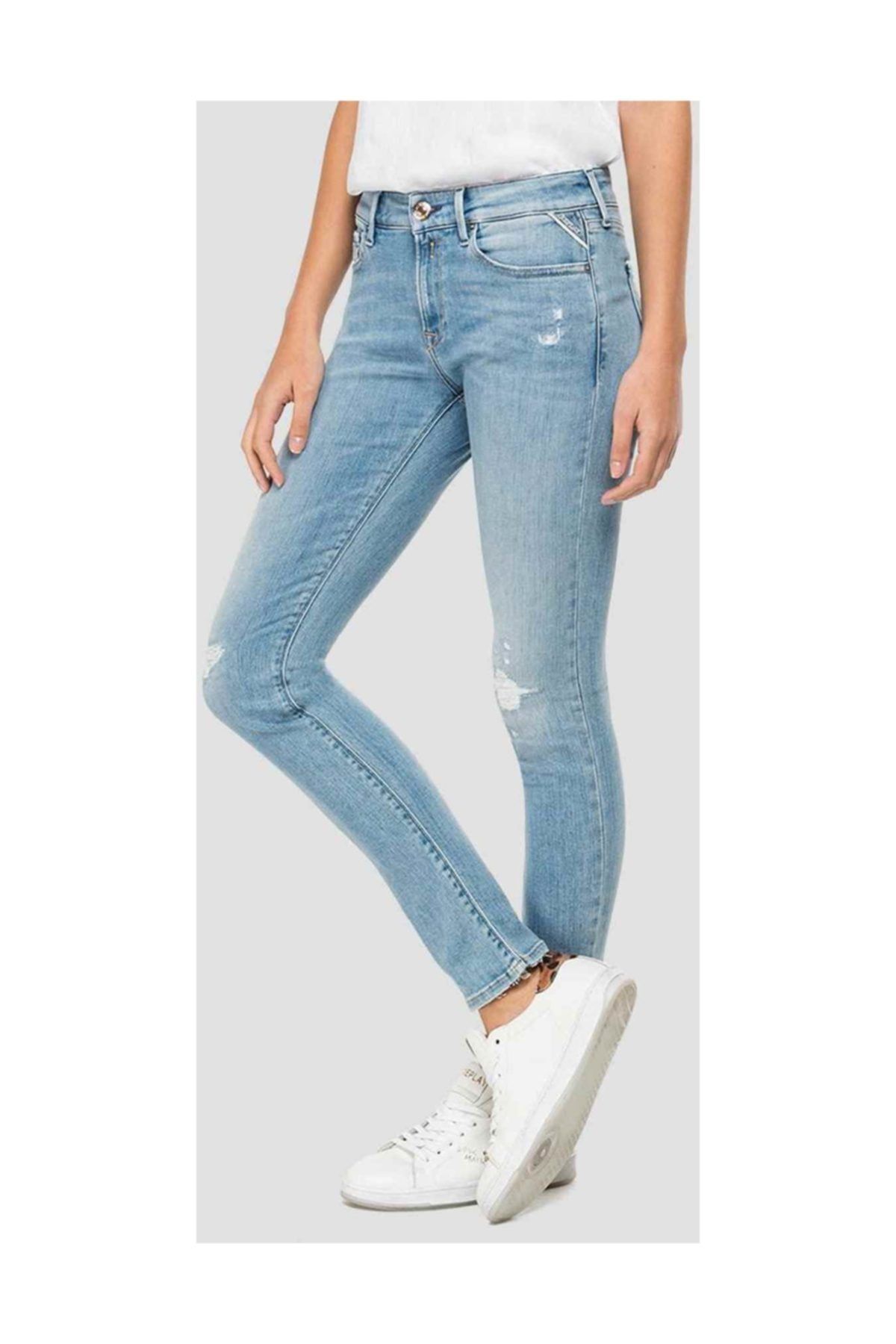 Replay Skinny High Waist Fit New Luz Jeans