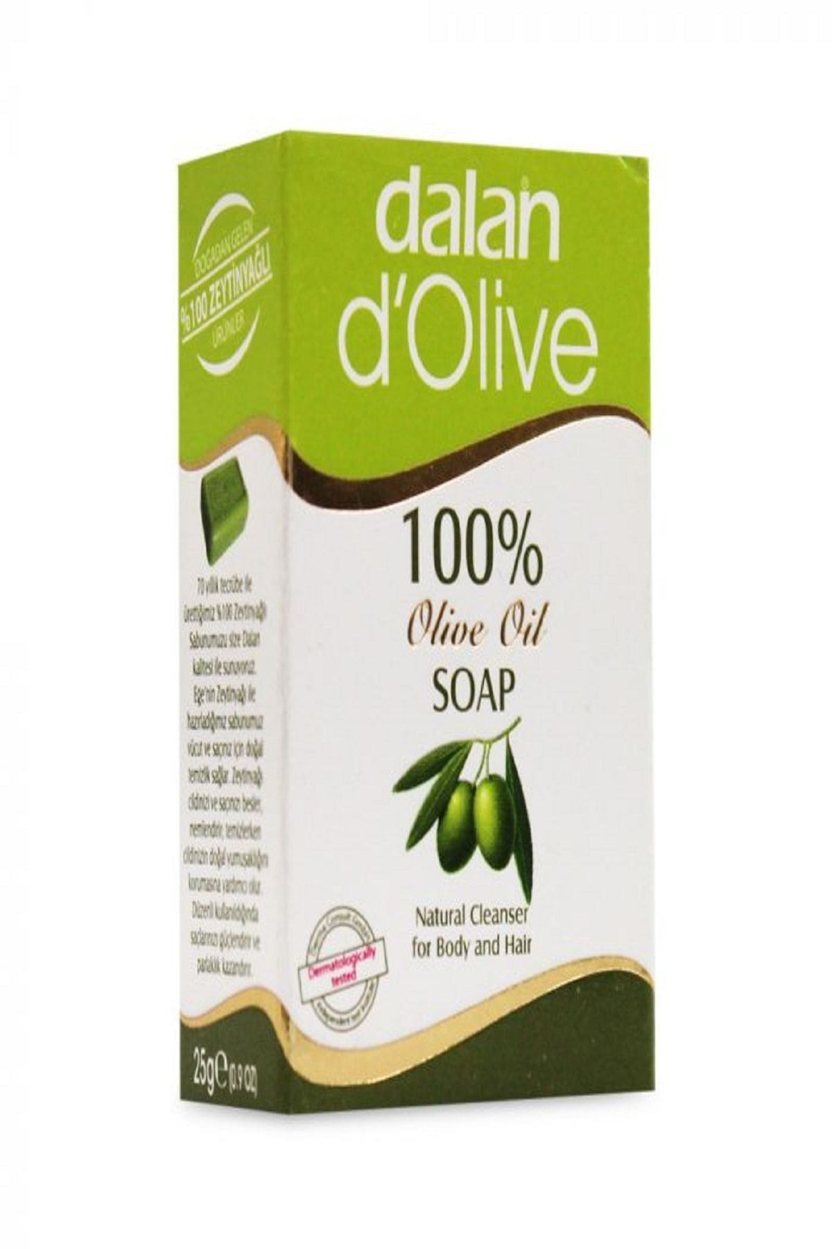 Dalan D'olive Doğal Zeytinyağlı Banyo Ve Vücut Sabunu 25gr