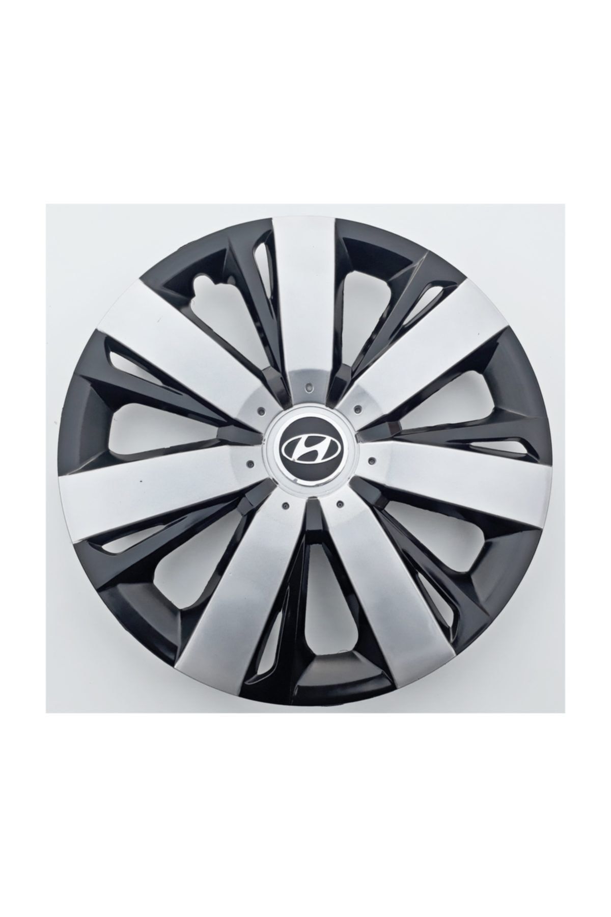 Genel Markalar 15'' Inç Hyundai Jant Kapağı 4 Adet Çelik Jant Görünümlü Renkli - Kırılmaz Esnek -