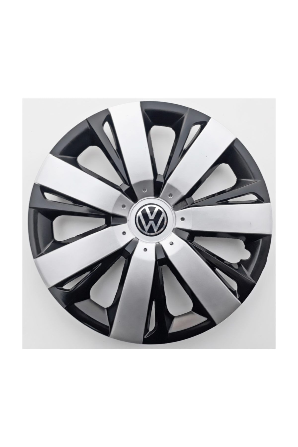 Genel Markalar 14'' Inç Volkswagen Jant Kapağı 4 Adet Çelik Jant Görünümlü Renkli - Kırılmaz Esnek