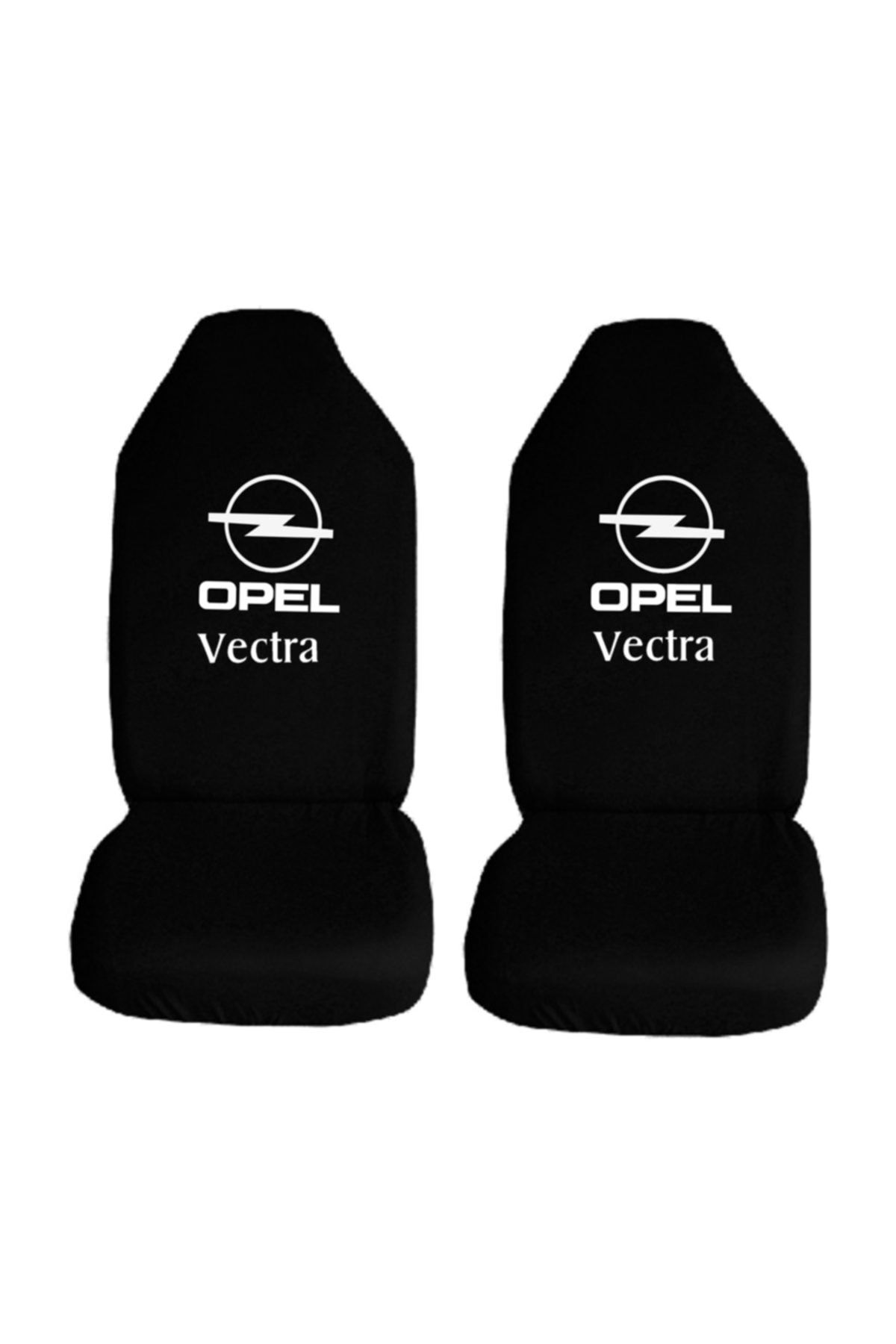 Modatools Opel Vectra Özel Araba Oto Koltuk Kılıfı Ön Koltuklar Siyah Penye Araca Özel Baskılı
