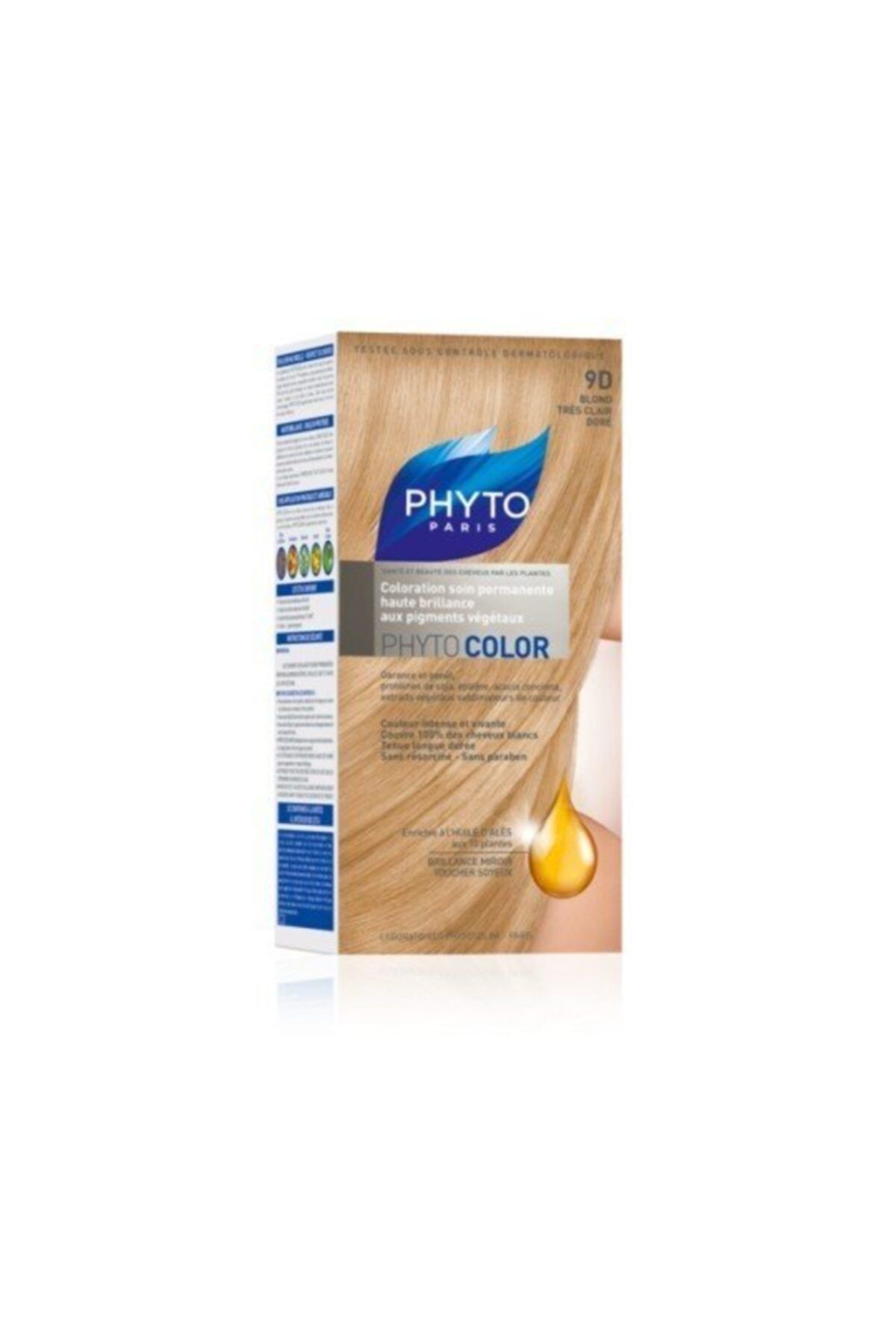 Phyto Color Saç Boyası 9d Very Light Golden Blond (Açık Sarı Dore)