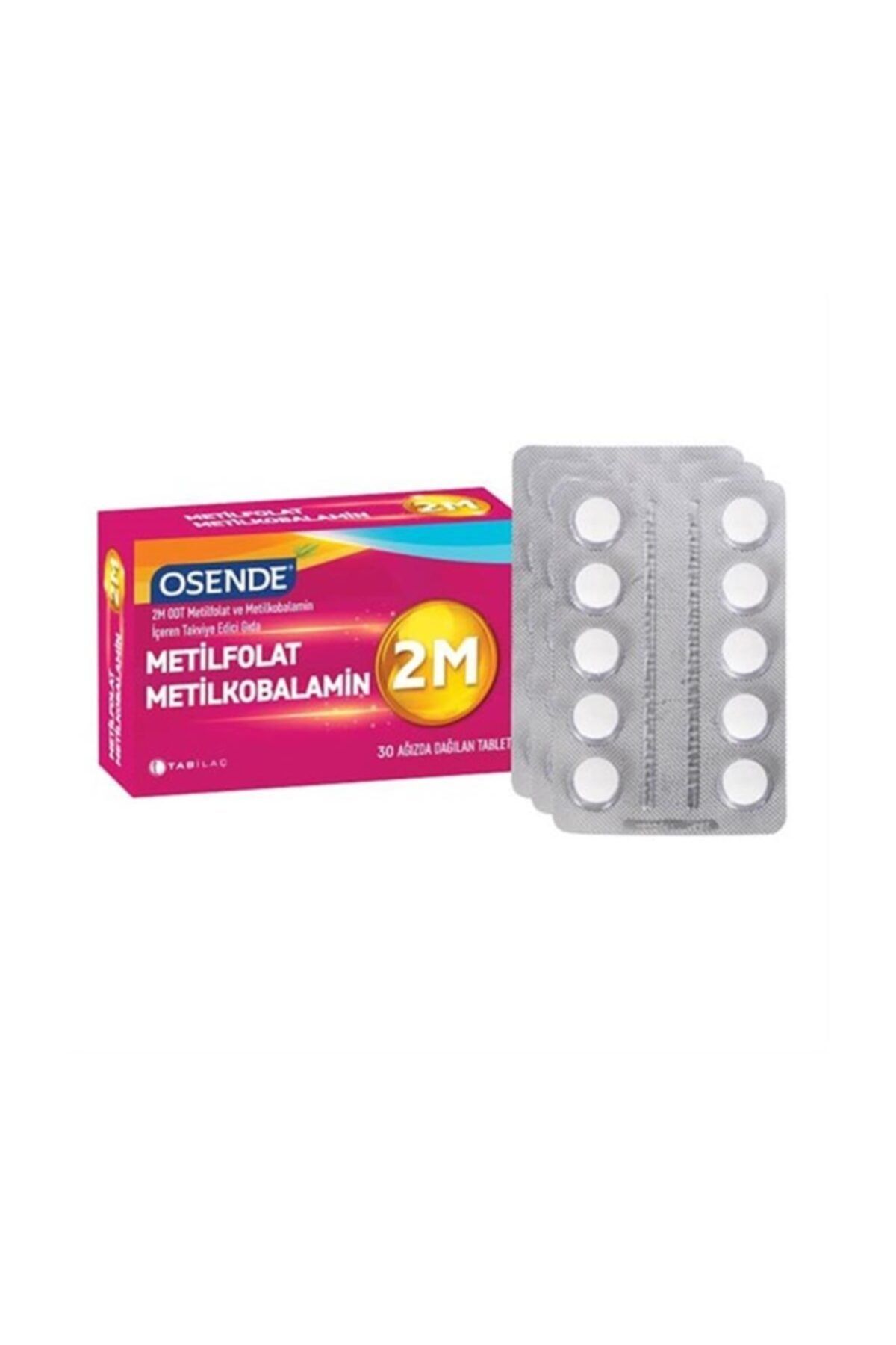 Osende 2m Odt Metilfolat & Metilkobalamin 30 Ağızda Dağılan Tablet
