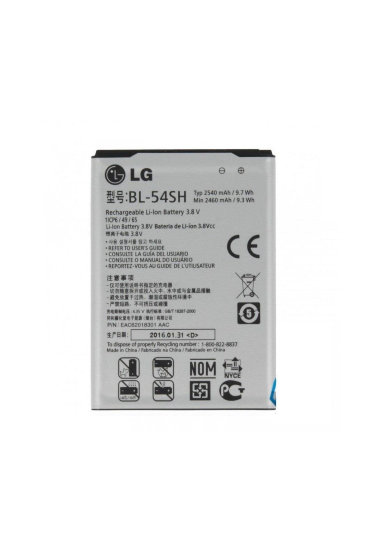 LG G4c Bl-54sh Orijinal Batarya Pil