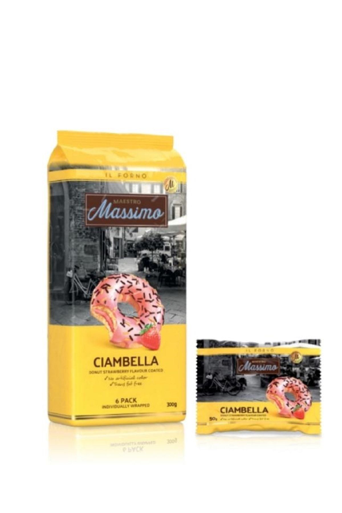 Massimo Ciambella Strawbery 300 gr. 2 Paket