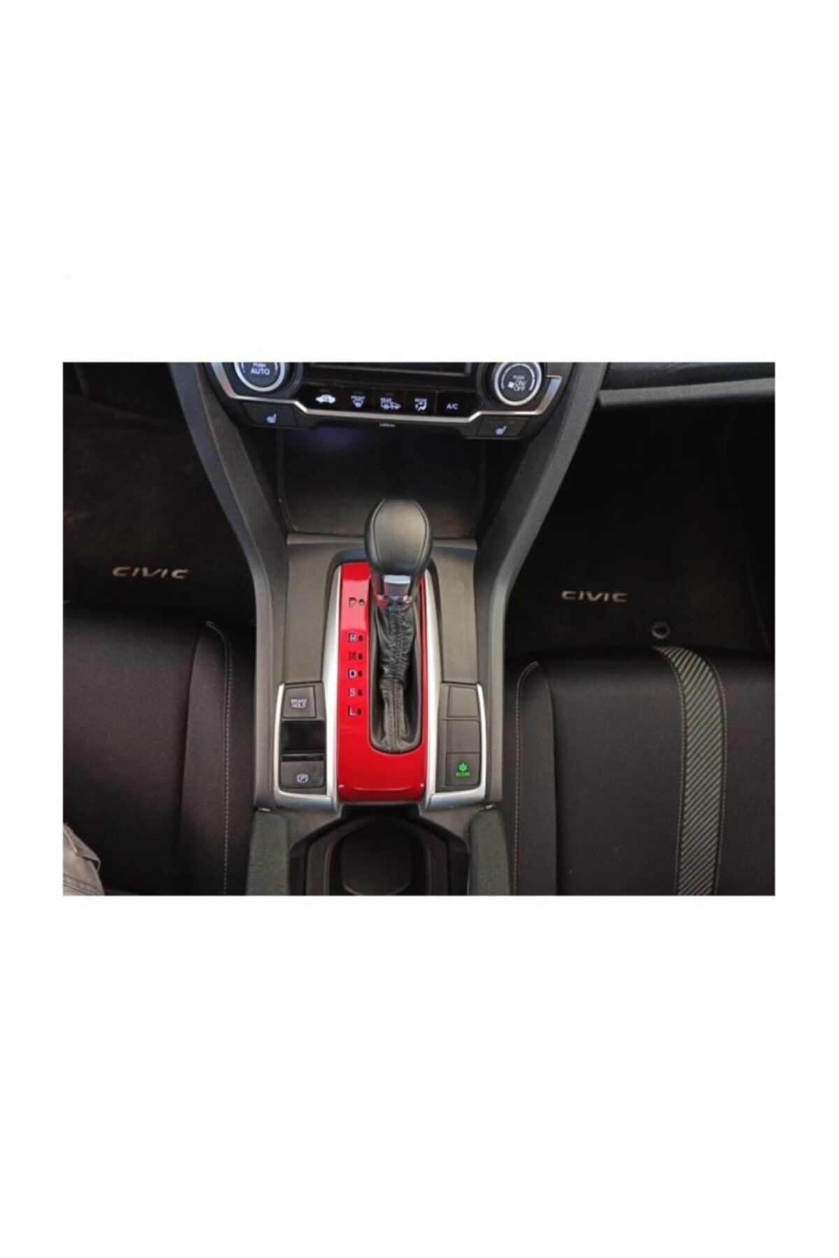 REPLAX Honda Civic Fc5 Fk7 Otomatik Vites Kaplaması Kırmızı 2016-2020