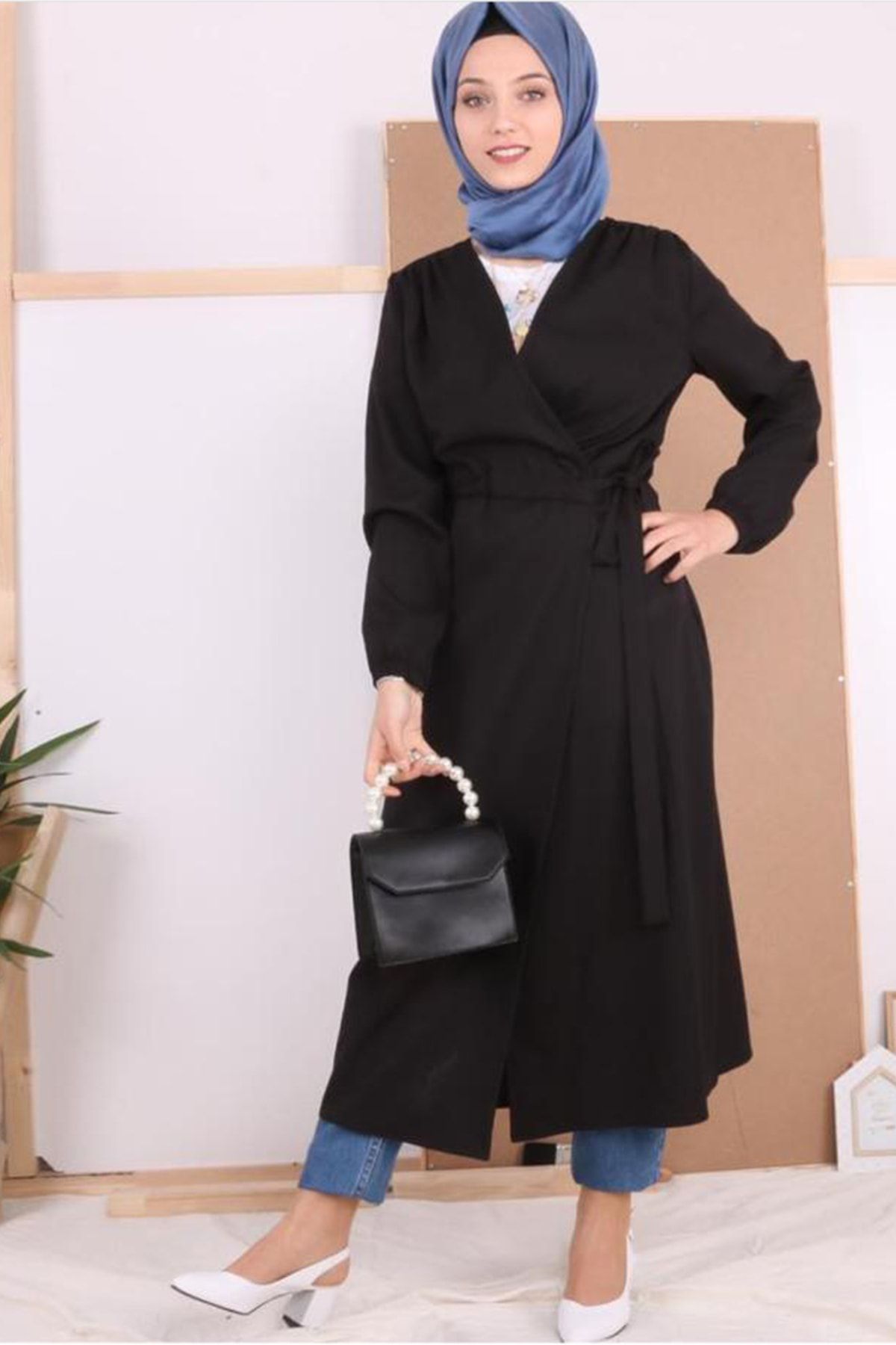 Modastilbutik Kapak Model Bağlamalı Kimono