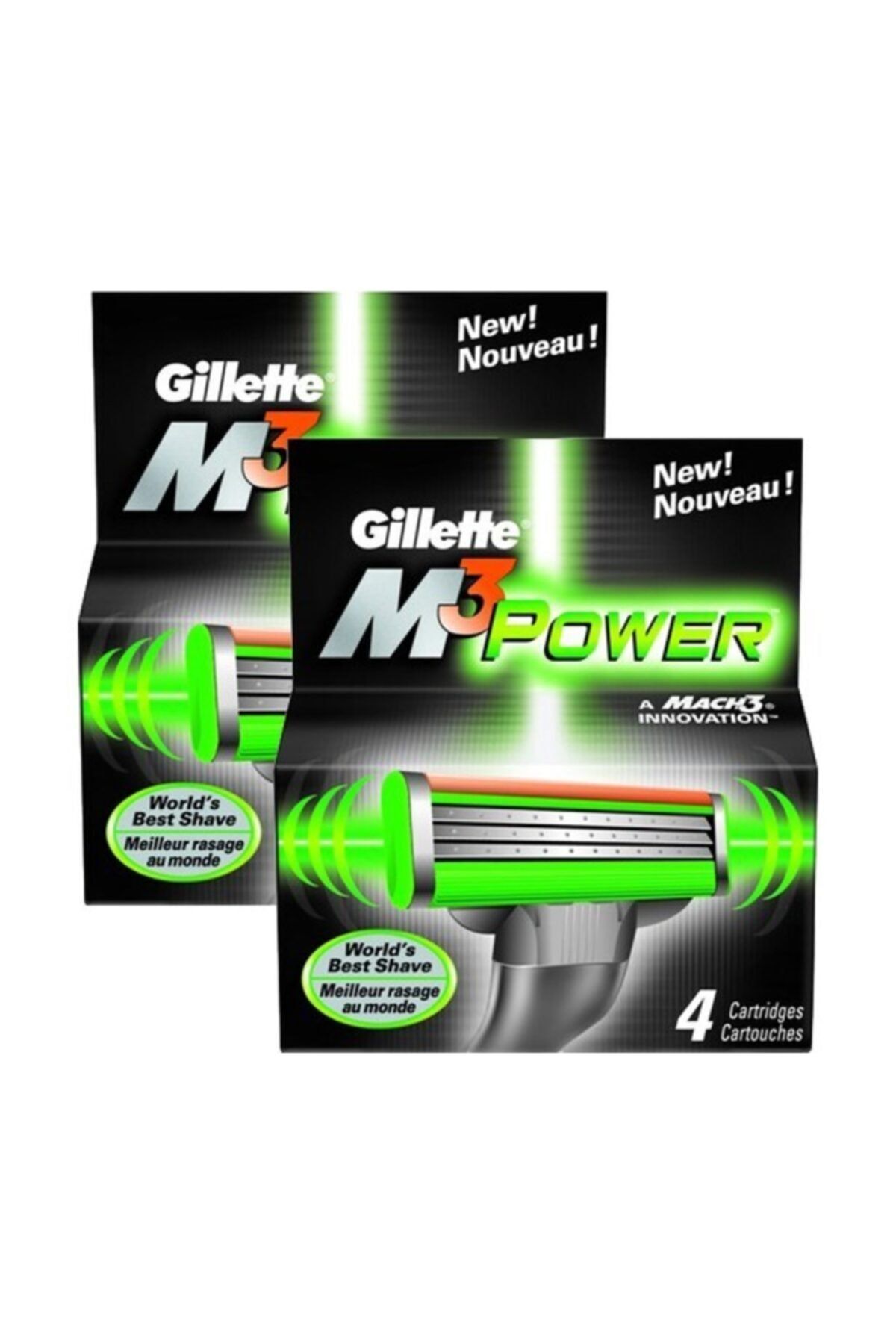 Gillette M3 Power Yedek Bıçak 4'lü*2 Adet