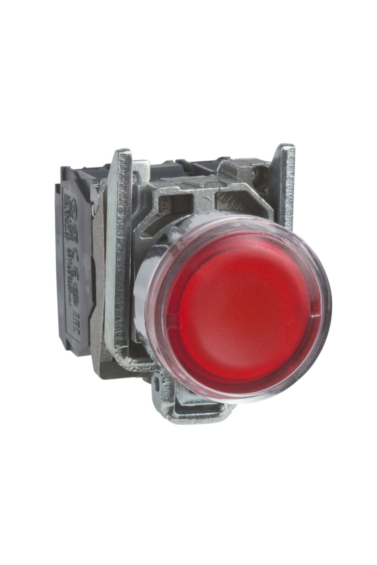 Schneider Xb4bw34b5, Kırmızı Işıklı Buton, 1na-1nk, Yaylı Tip, 24v Ledli, 22mm, Metal Gövdeli