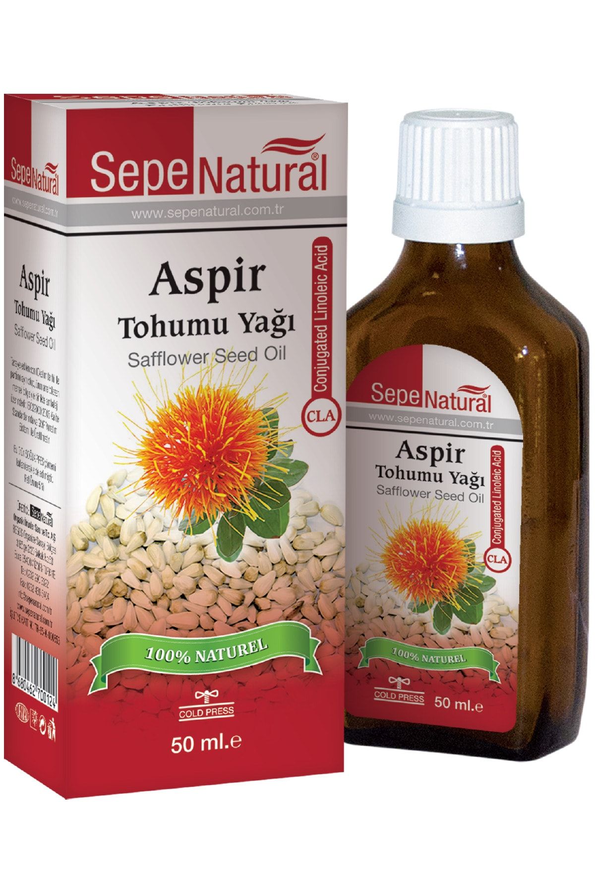 Sepe Natural Cla Aspir Tohumu Yağı 50 ml