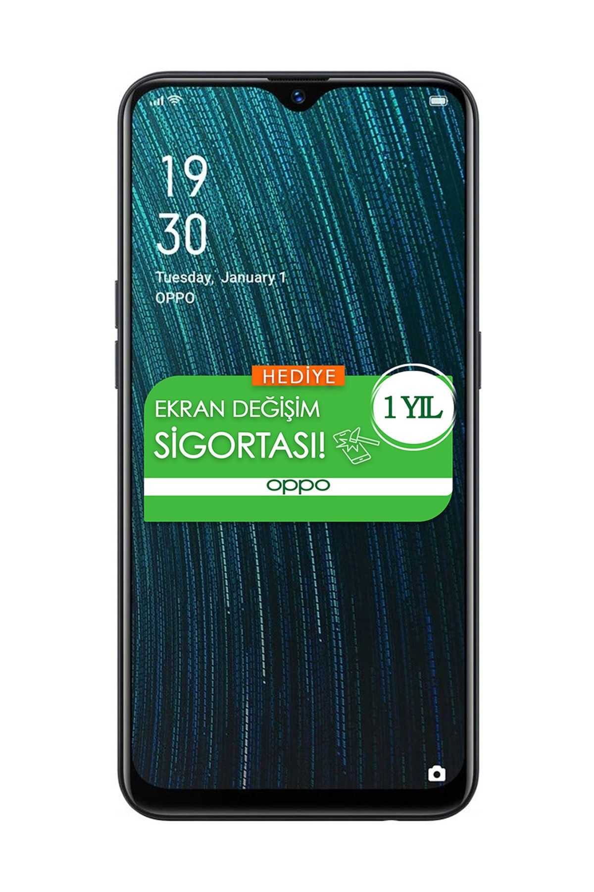 Oppo A5s 32 GB Siyah Cep Telefonu  ( 1 Yıl Ücretsiz Ekran Değişim Sigortalı ) (Oppo Türkiye Garantili)