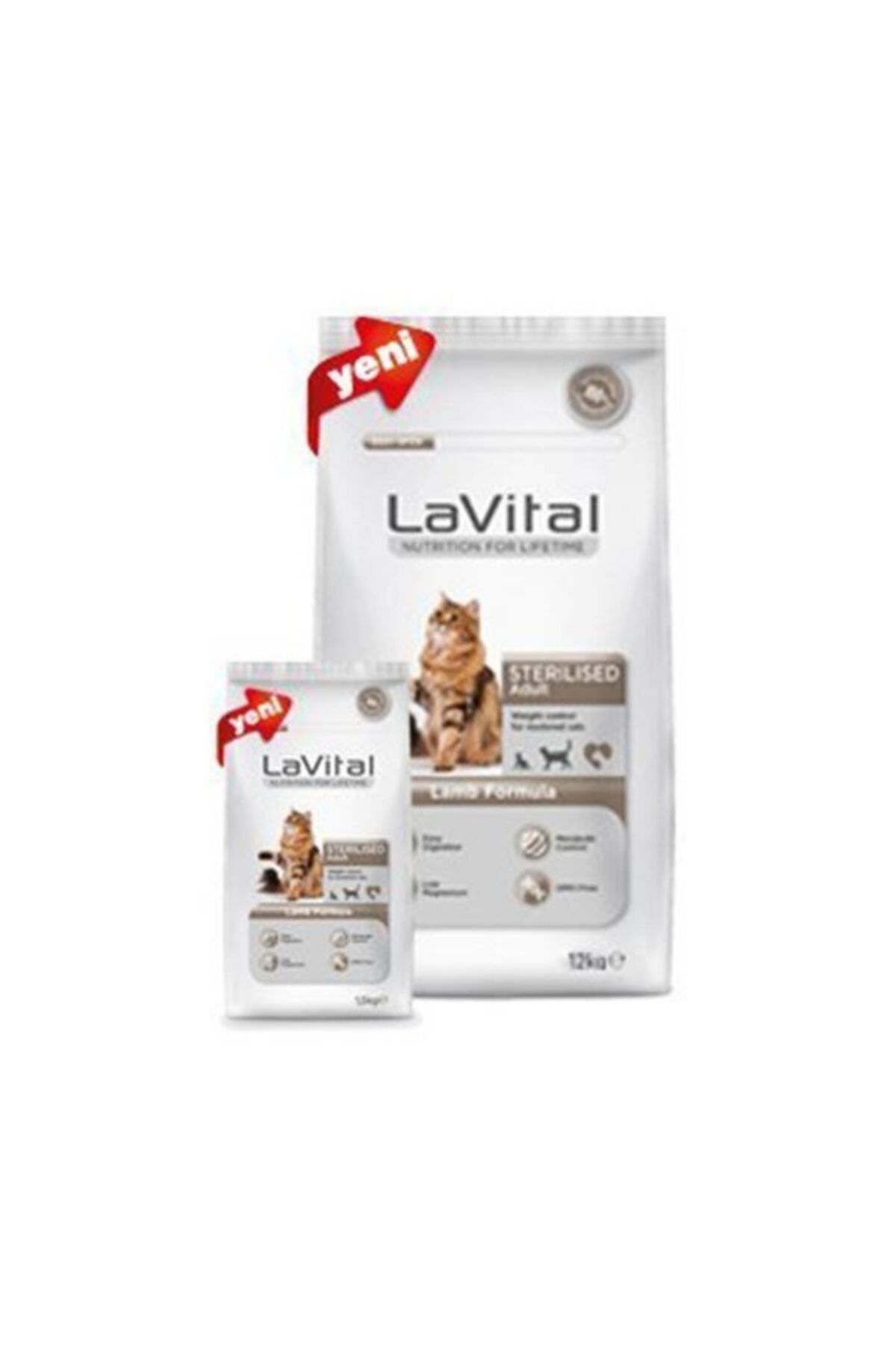 La Vital Cat Adult Sterilised Lamb Kuzu Etli Kısırlaştırılmış Yetişkin Kedi Maması 1.5 kg