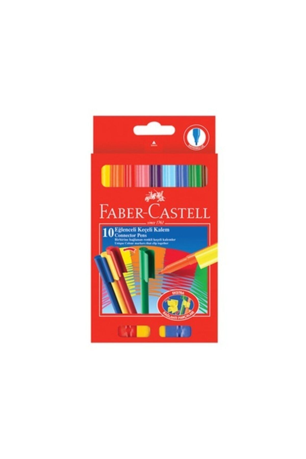 Faber Castell Faber Castel 10'lu Eğlenceli Keçeli Kalem