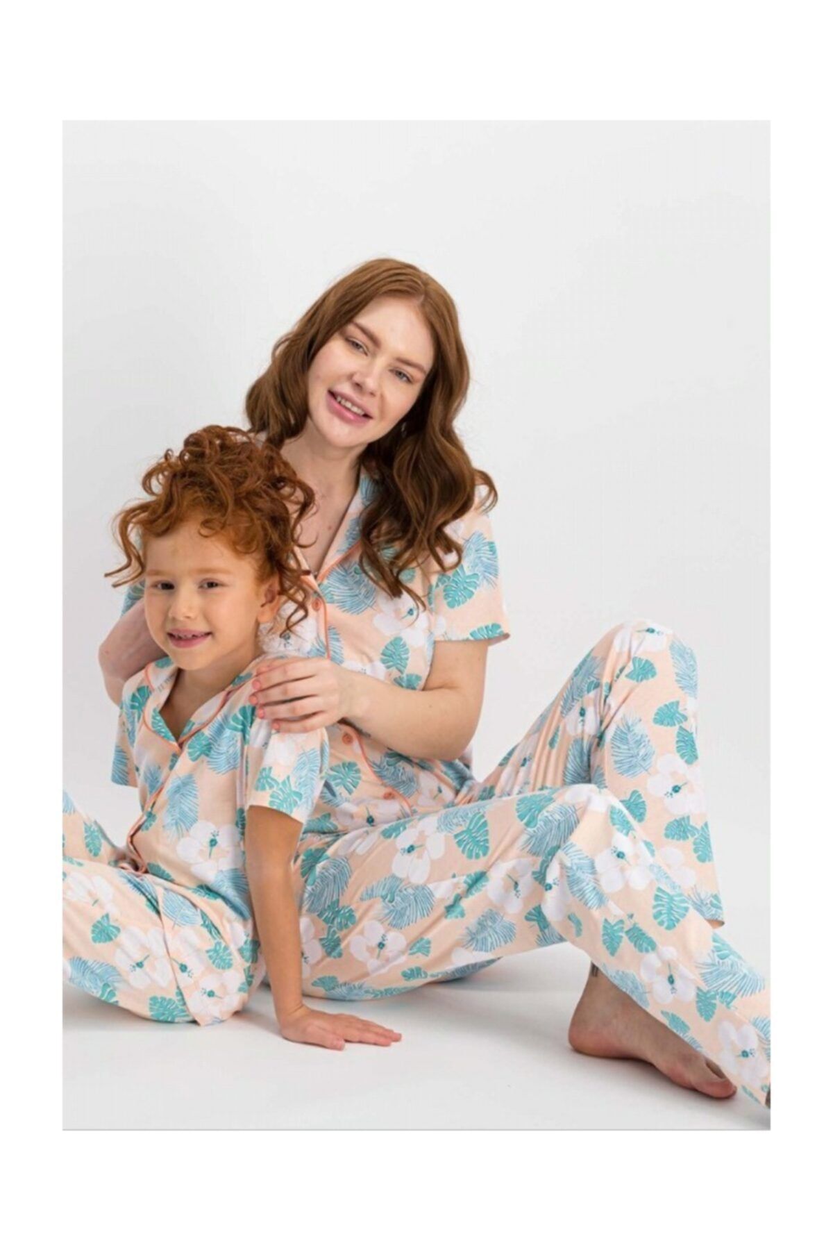 Rolypoly Anne Kız Kısa Kol Önden Düğmeli Pijama Takım