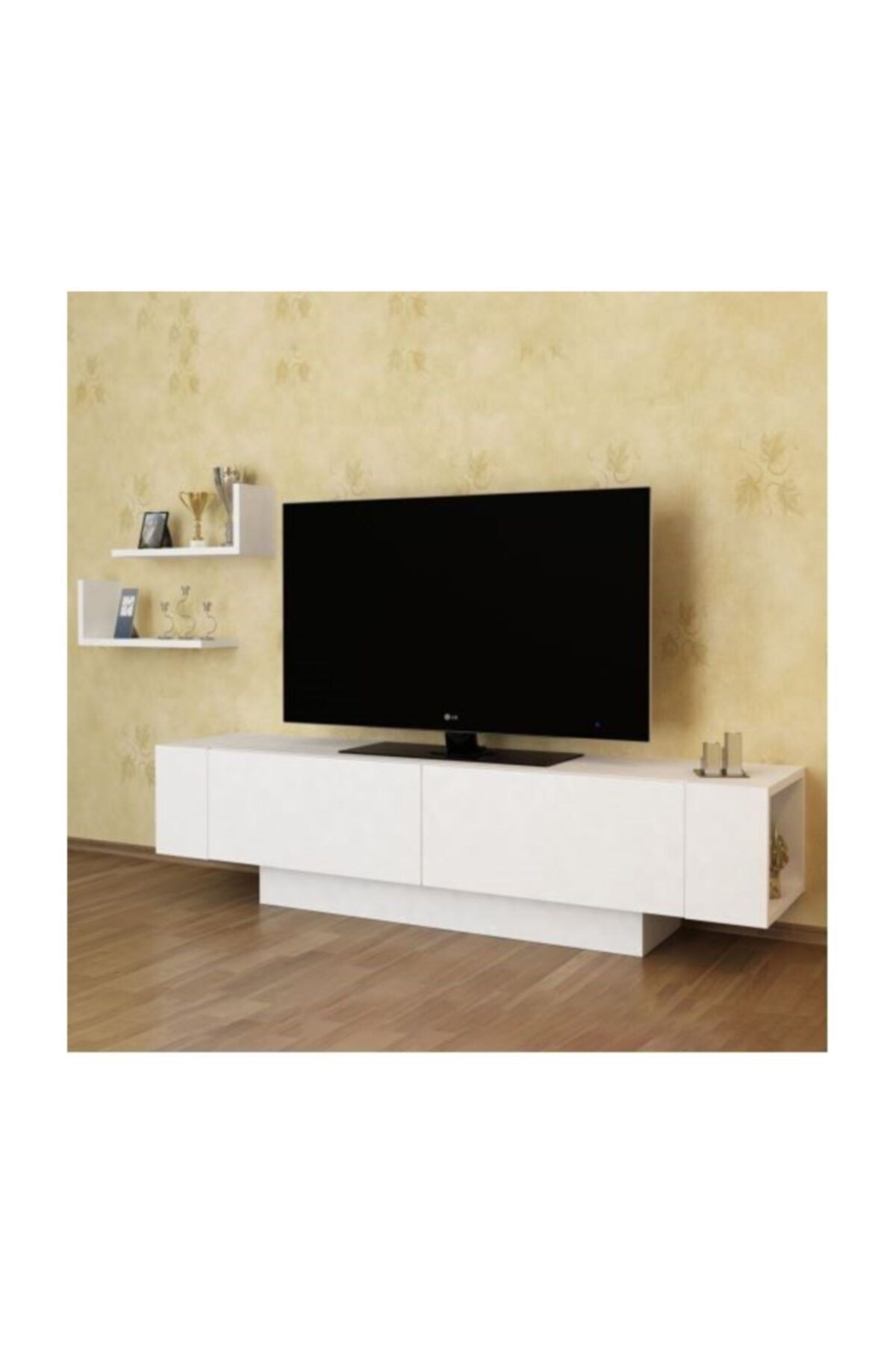 BMdekor Tv Sehpası Ekol Beyaz 150 Cm