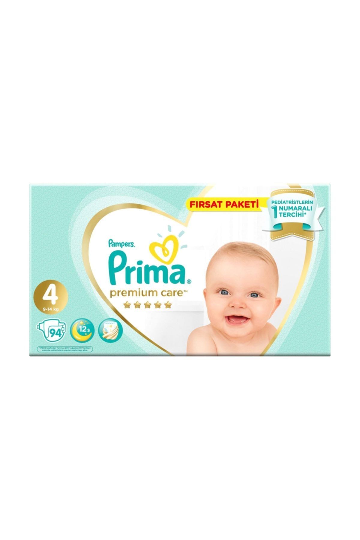 Prima Premium Care Maxi No:4 Süper Fırsat Paketi 94'lü Bebek Bezi