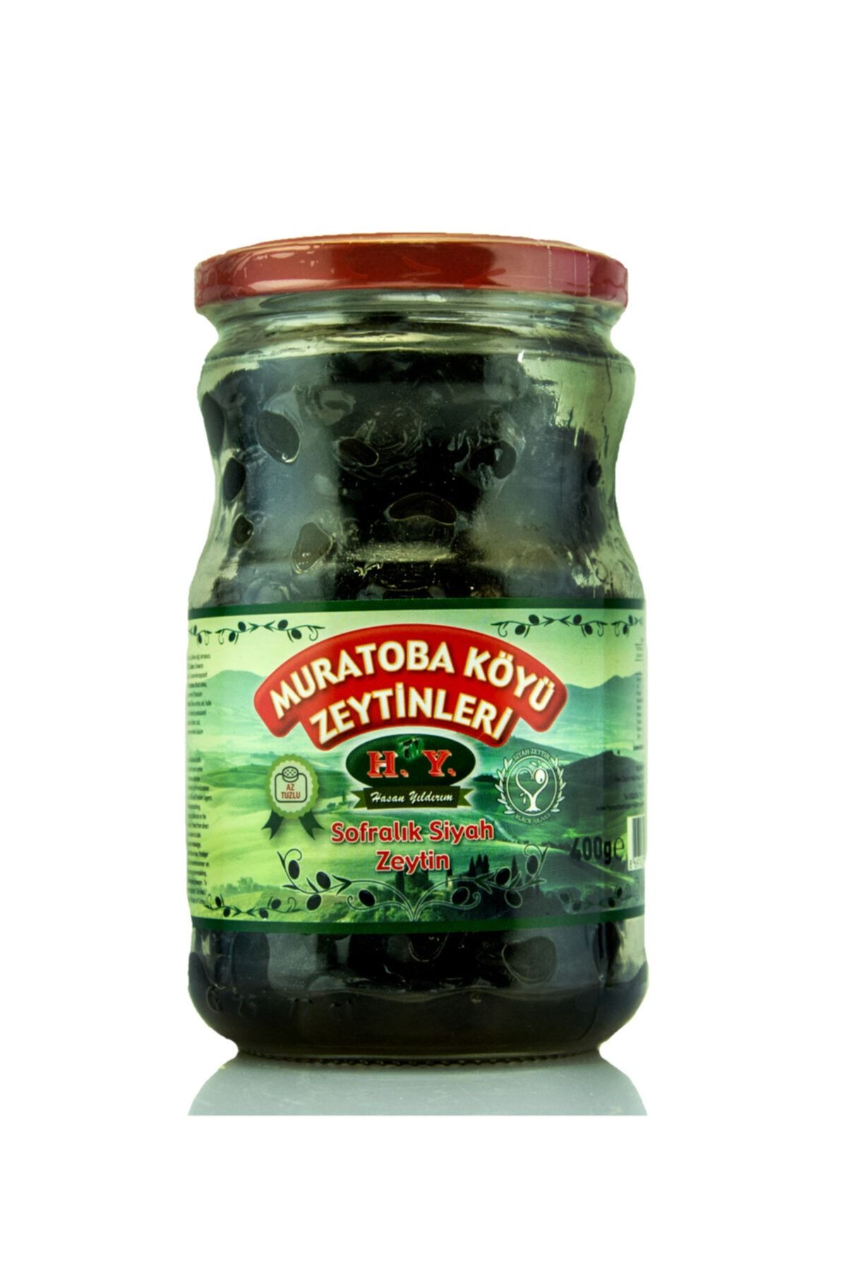 Hakan Yıldırım H.y. Siyah Zeytin - 321-380 400 Gr. Cam Kavanoz