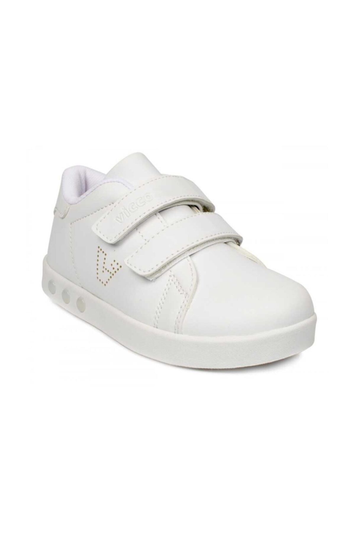 Vicco Kız Çoçuk Beyaz Oyo Işıklı Spor Ayakkabı