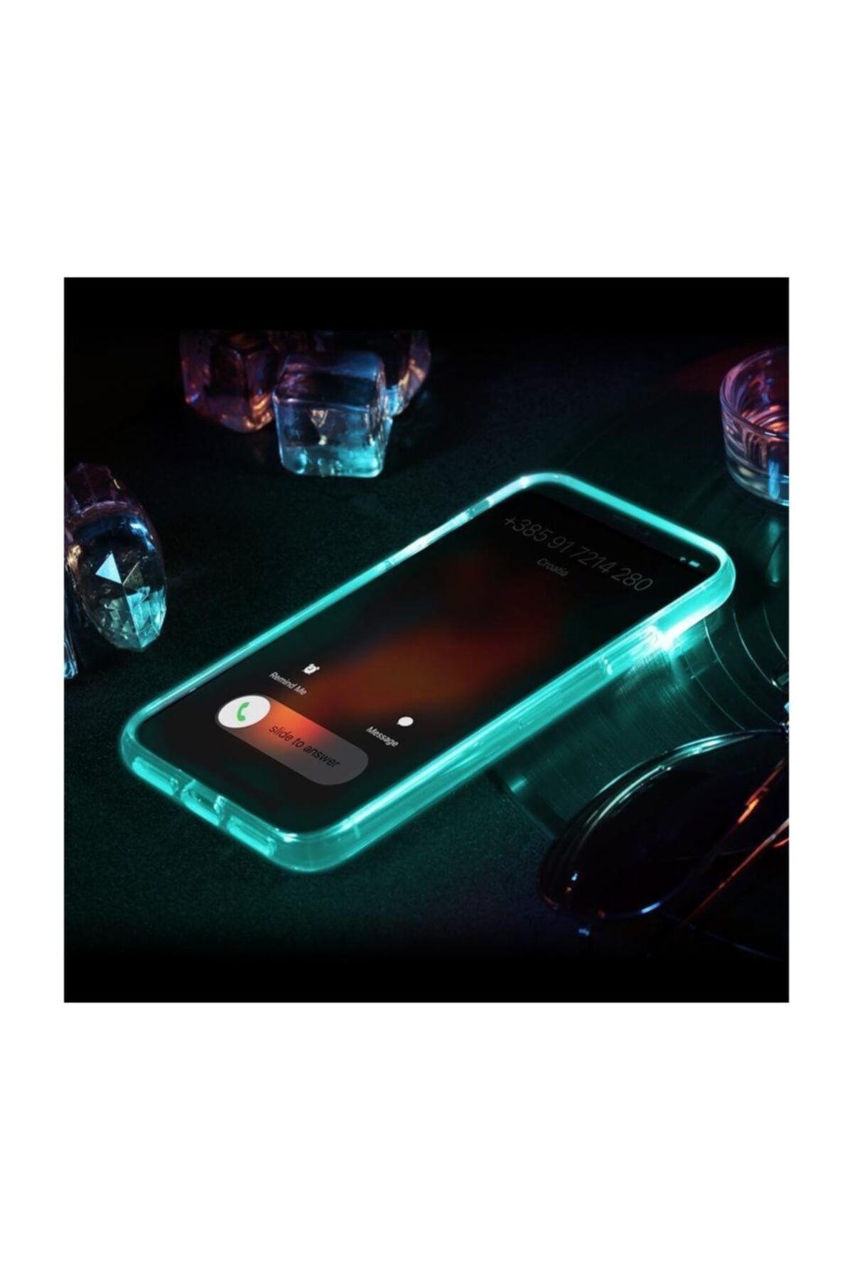 Legrand Ledli Işık Kılıf Iphone 7 Mavi