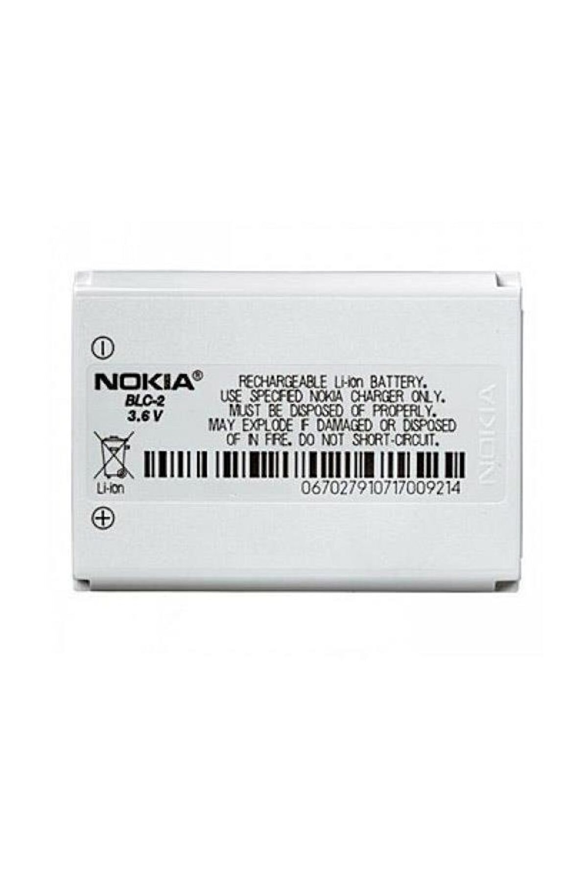 Nokia BLC-2 3310 3315 3410 3510 3510i Batarya Pil A++ Lityum İyon Pil