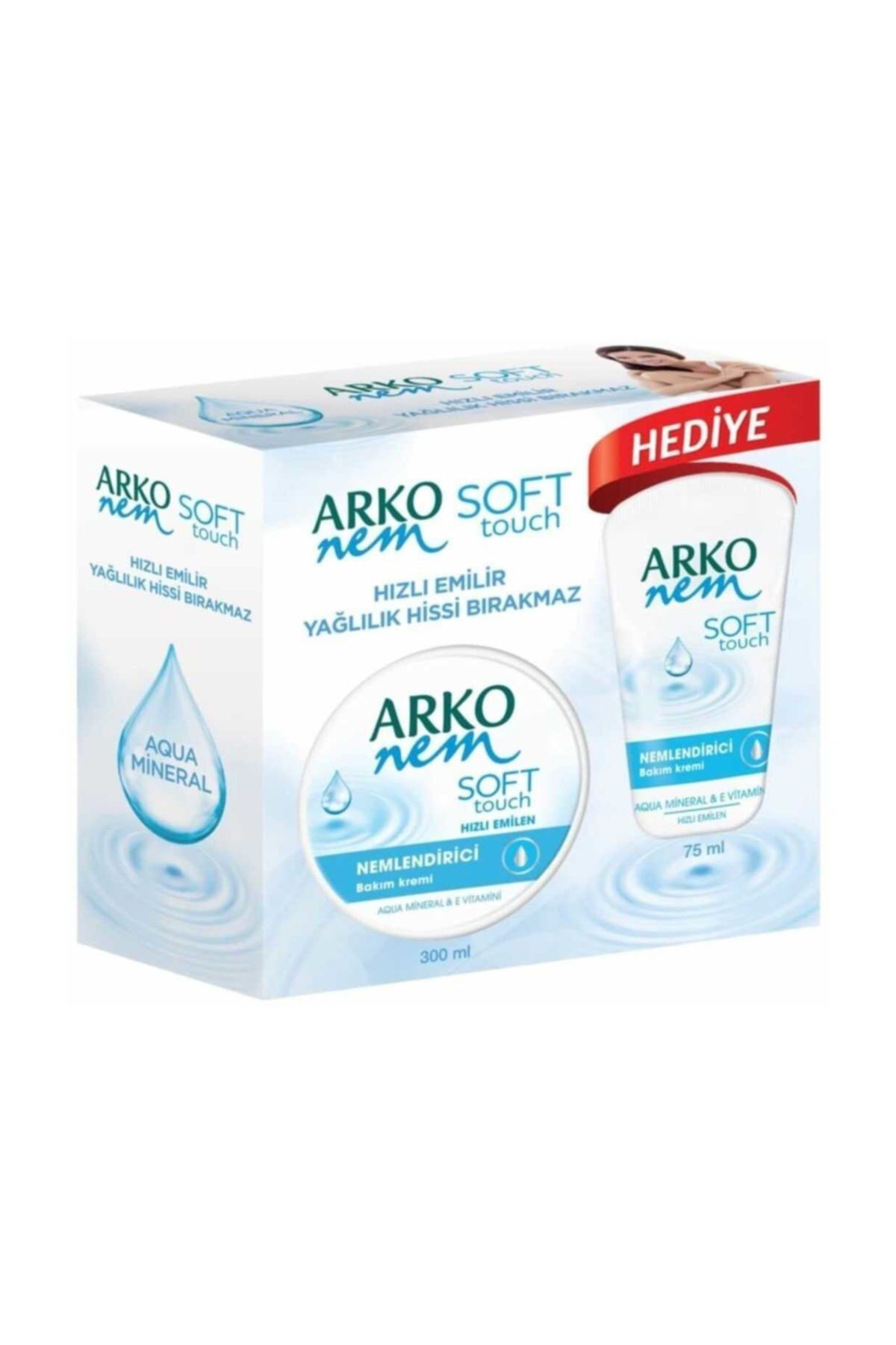 Arko Nem Soft Touch Bakım Kremi 300 ml   + 75 ml