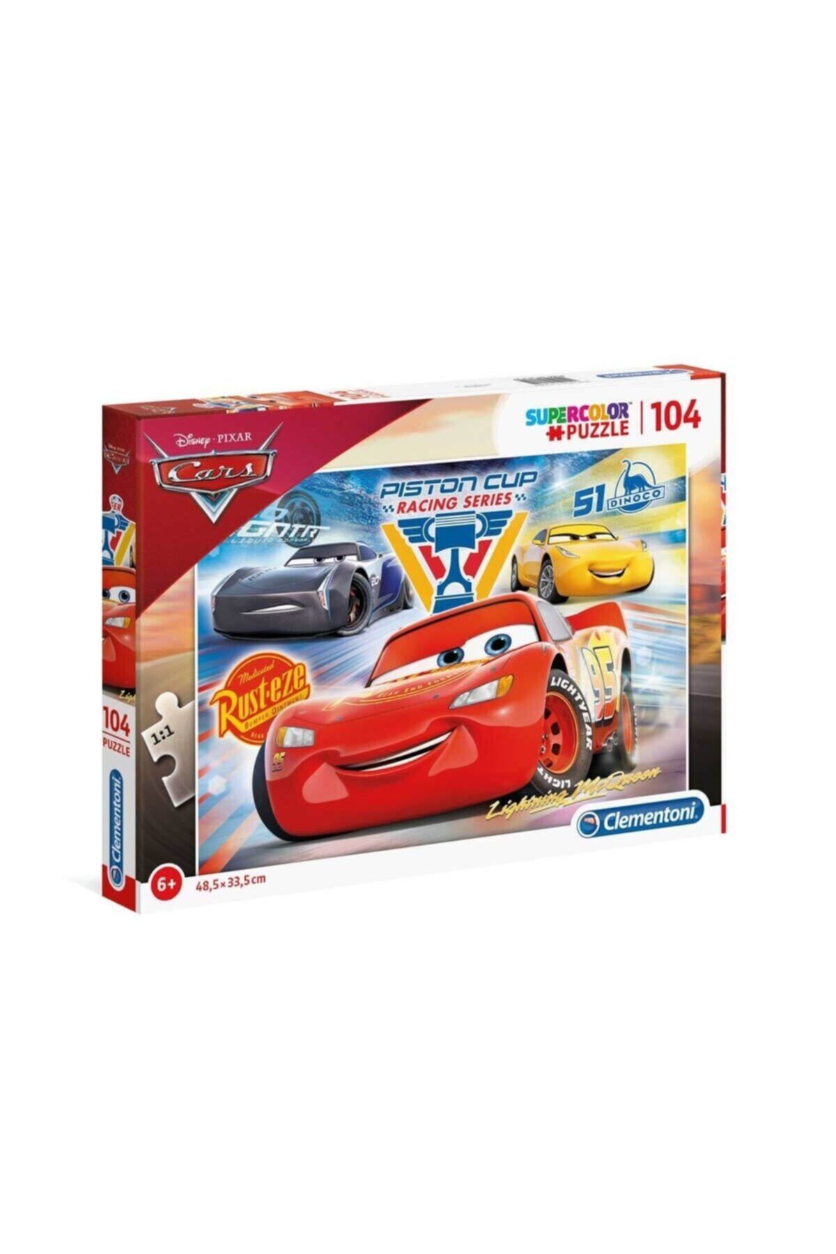 Clementoni Erkek Çocuk Cars 3 Piston Cup 104 Parça Puzzle
