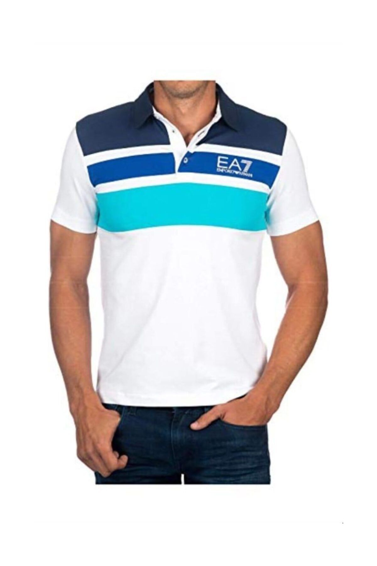 EA7 Slim Fit Polo T-shirt 3zpf63-pj20z-25br