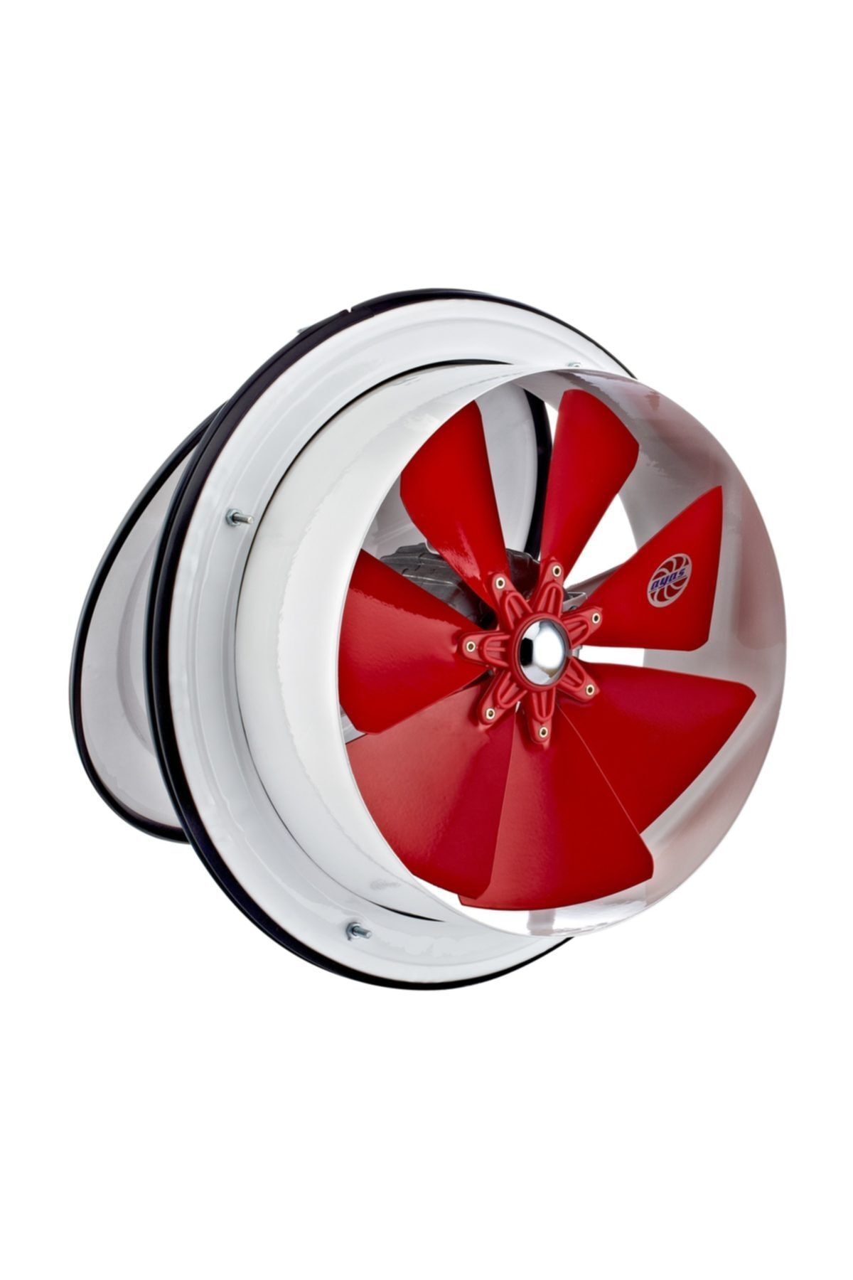 AYAS 25 Cm Çapında Kta-250-4k-m 1500 D/d 220 230 Volt Monofaze Kapaklı Tip Aspiratör Fan