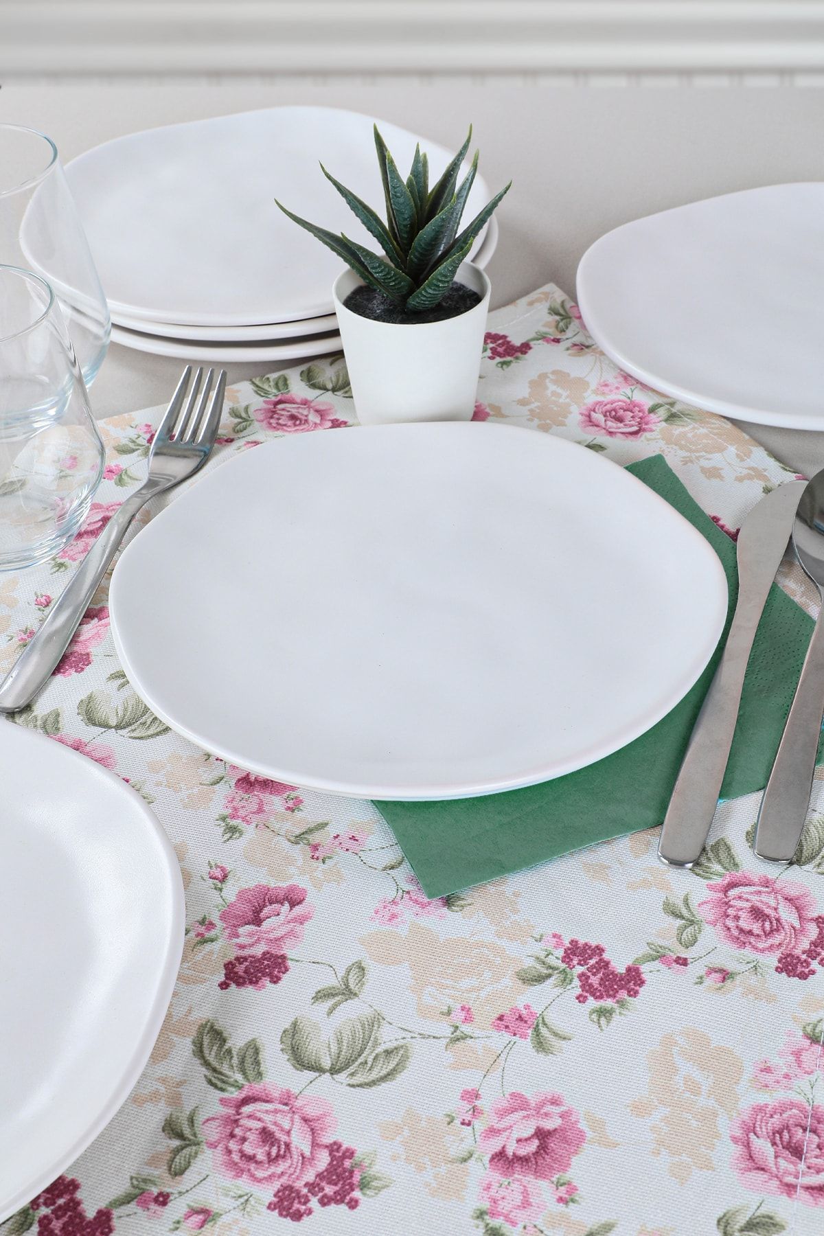 Keramika Mat Beyaz Organik Pasta Tabağı 20 Cm 6 Adet Fiyatı, Yorumları
