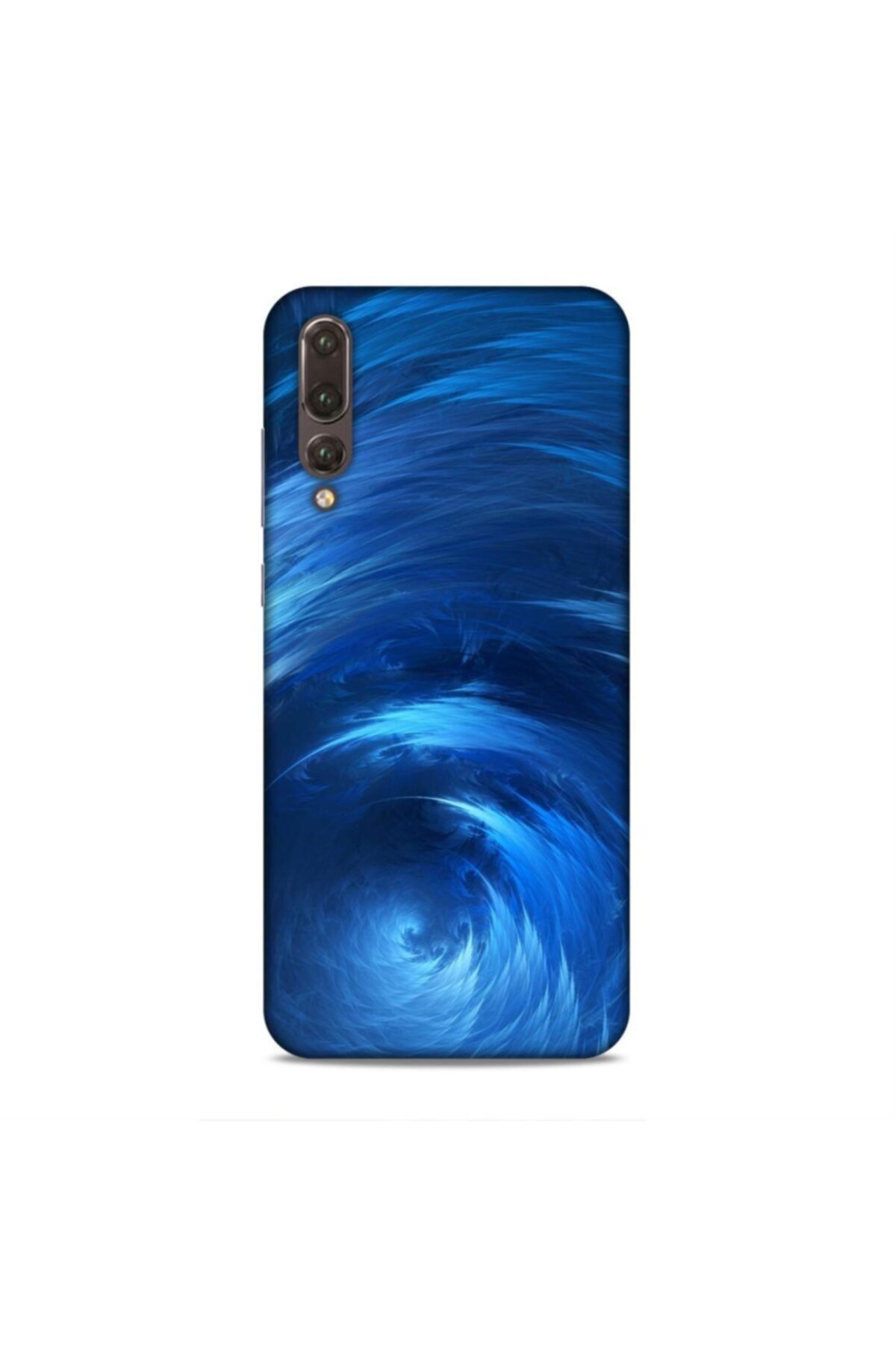 Pickcase Huawei P20 Pro Kılıf Desenli Arka Kapak Mavi Dalga