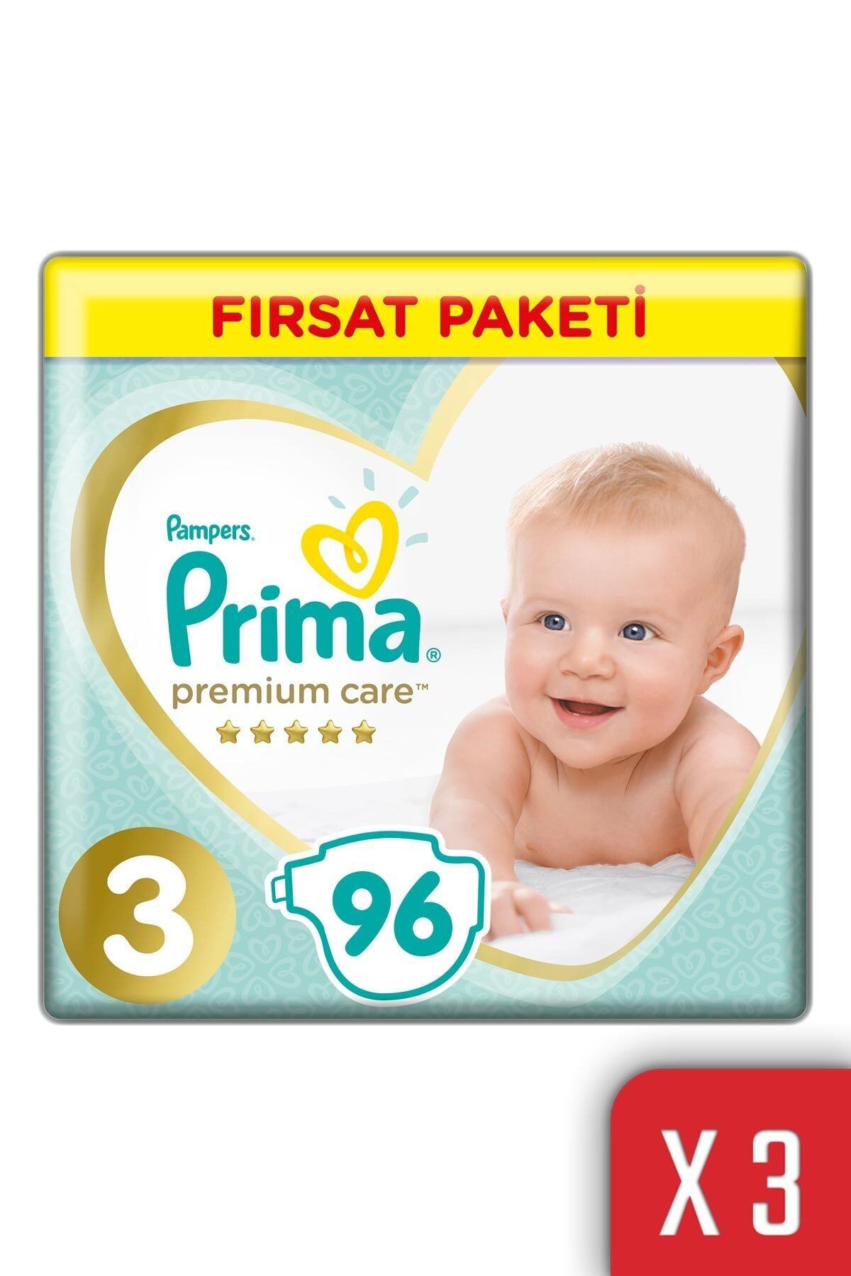 Prima Premium Care Bebek Bezi 3 Beden 6-10 Kg 288'li Midi Fırsat Paketi