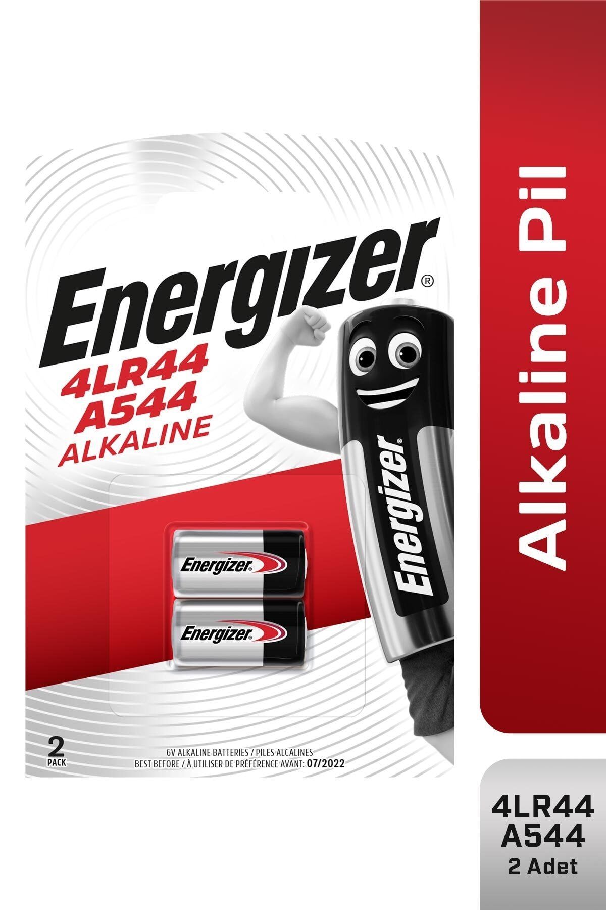 Energizer A544/4lr44 12v Alkalin Pil 2'li