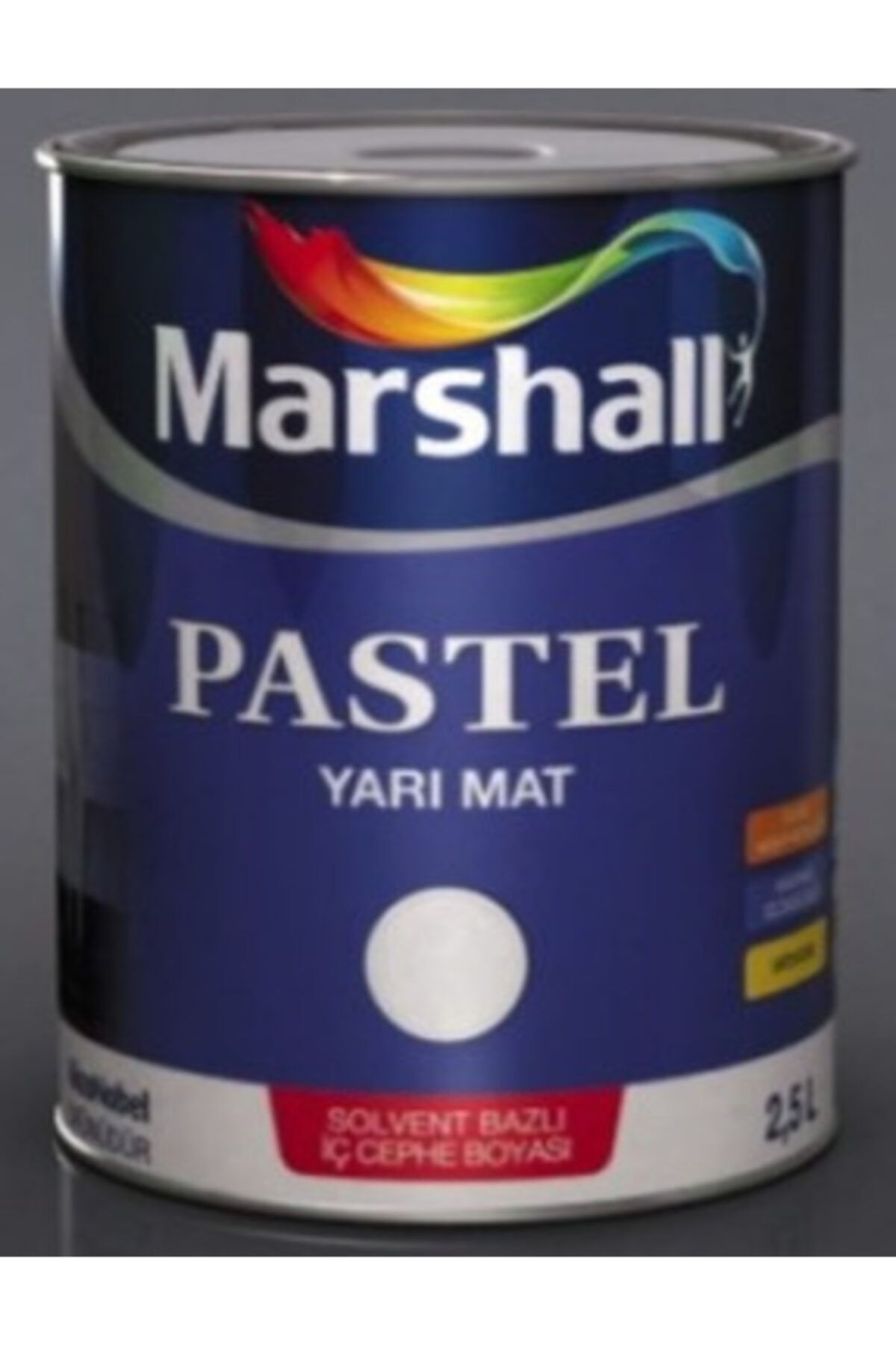 Marshall Pastel Yarımat Duvar-ahşap-metal Boyası 2,5 Lt Beyaz