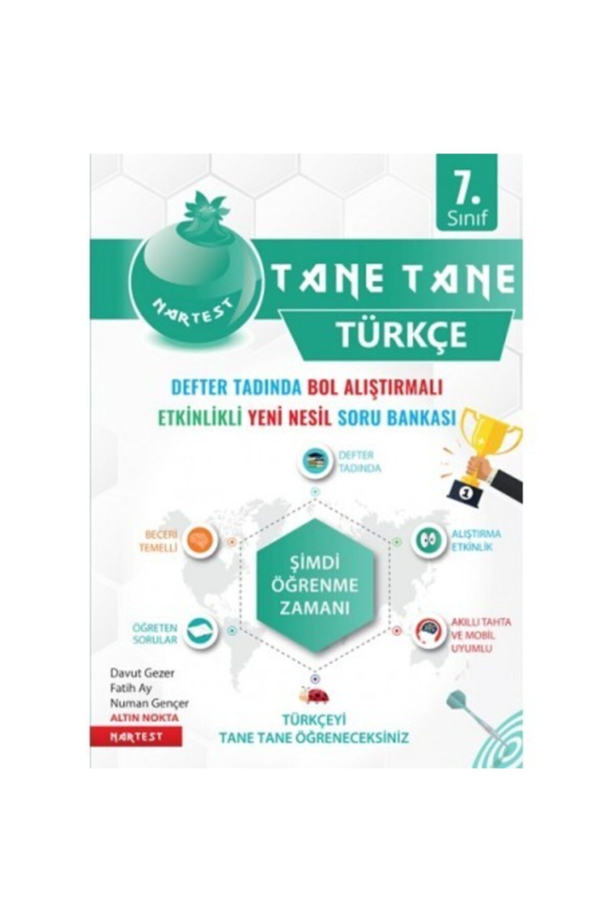Nartest Yayınları Nartest 7. Sınıf Yeşil Defter Tadında Tane Tane Türkçe