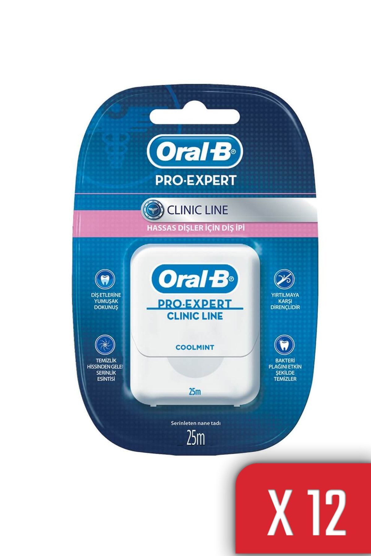 Oral-B Oral B Diş Ipi Pro Expert Clinic Line 25mt 12 Li