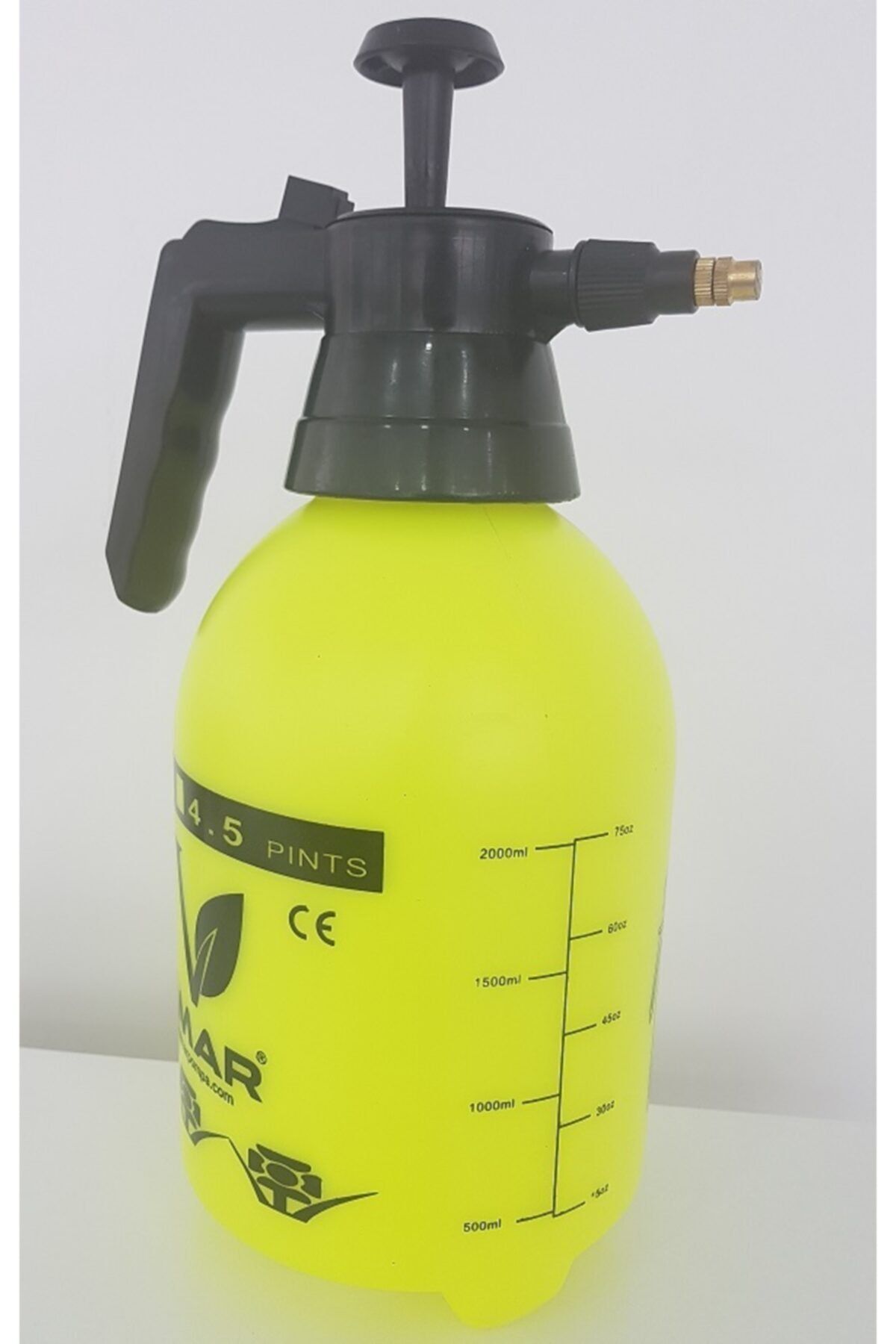 Asenya Ilaçlama Pompası 2 Lt Su Püskürtücü Fısfıs Pompa Su Püskürtme Kabı Sarı Renk