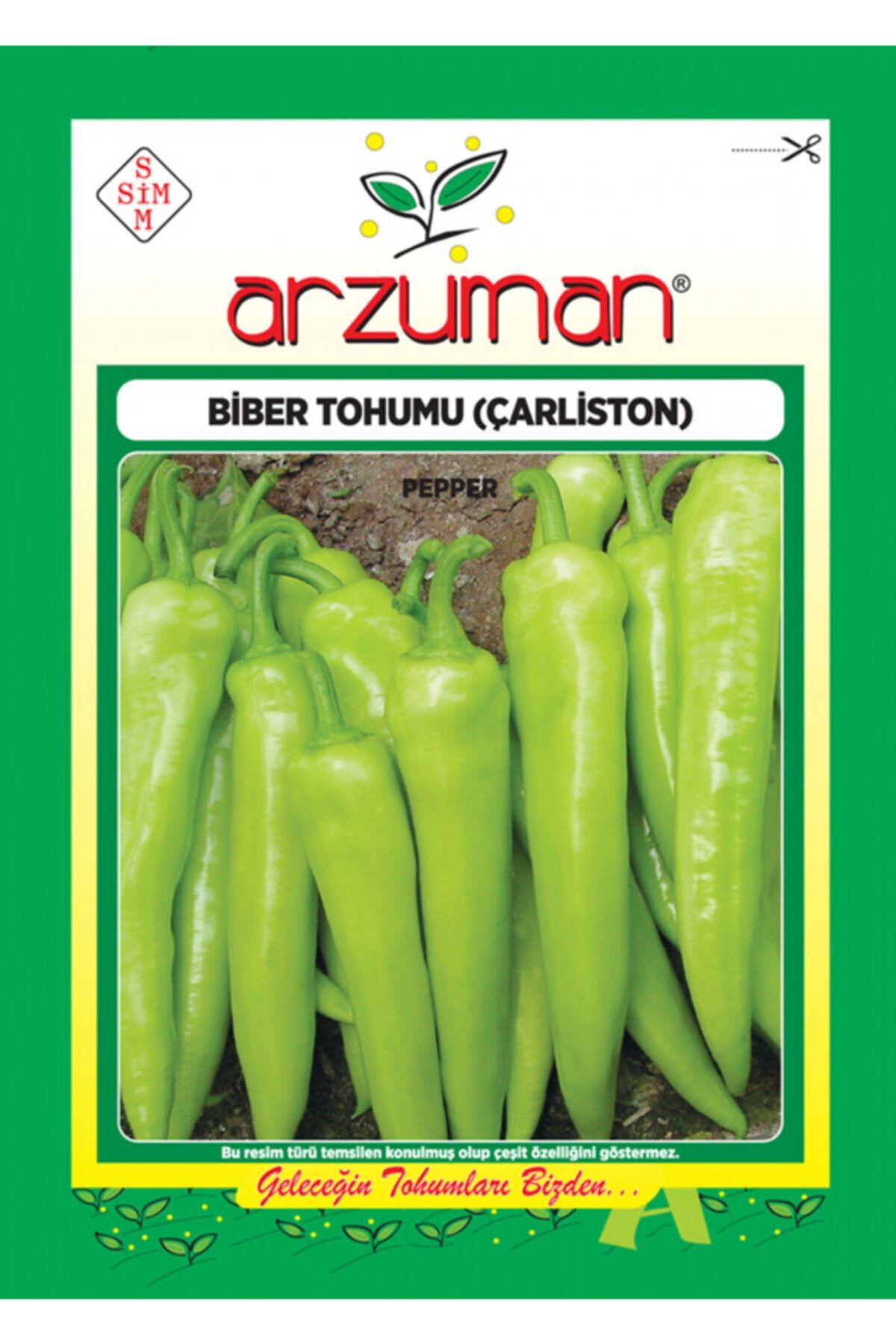 Arzuman Tohum Biber Çarliston Tohumu 10 gr