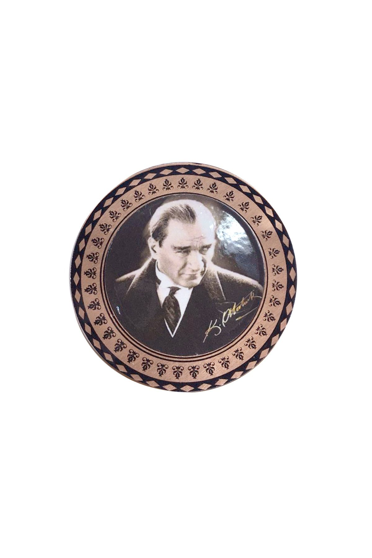Miray hediyelik Mustafa Kemal Atatürk Bakır Buzdolabı Magneti