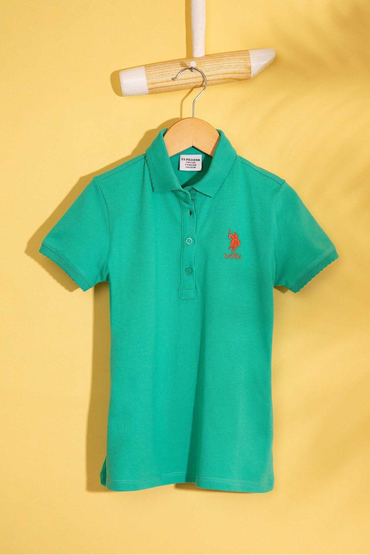U.S. Polo Assn. Yeşil Kız Çocuk T-Shirt