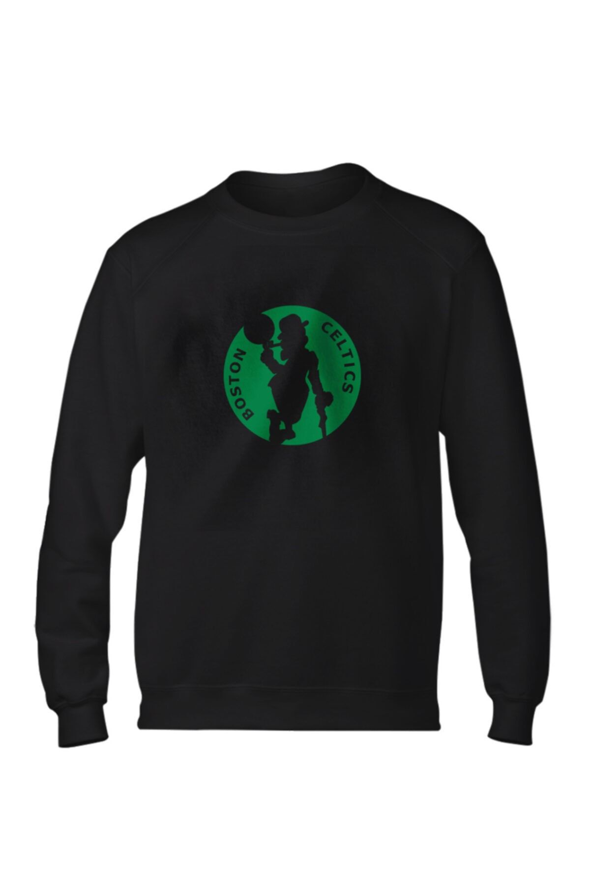 Fanatico Kadın Siyah Boston Celtics Basic Sweatshirt