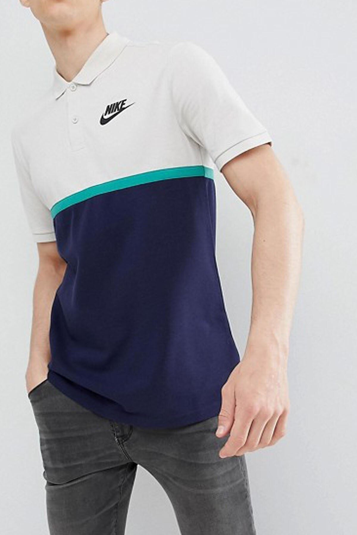 Nike Erkek Polo T-shirt - M Nsw Polo Matchup Pq Nvlty - 886507-072