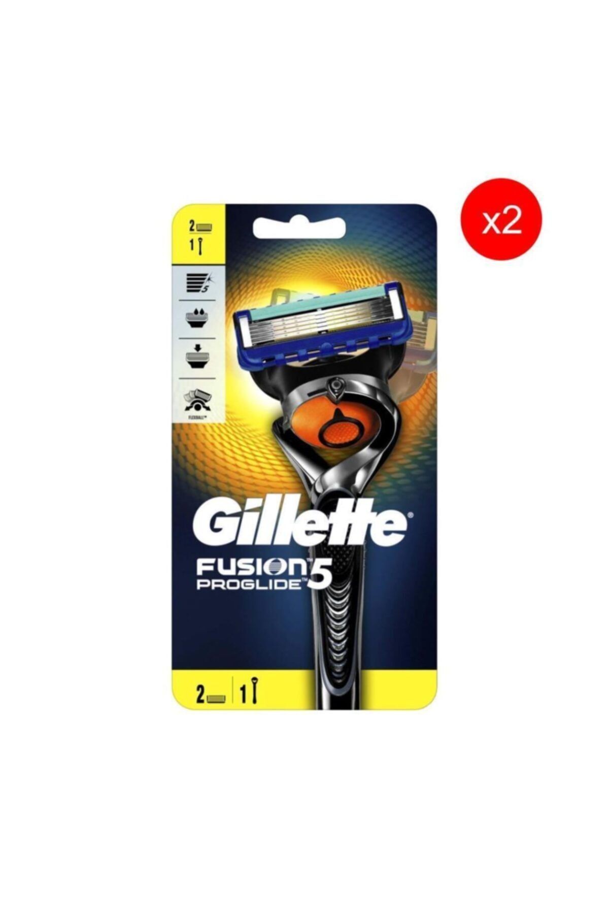 Gillette Fusion Proglide Flexball 2 Up  2'liTıraş Bıçağı