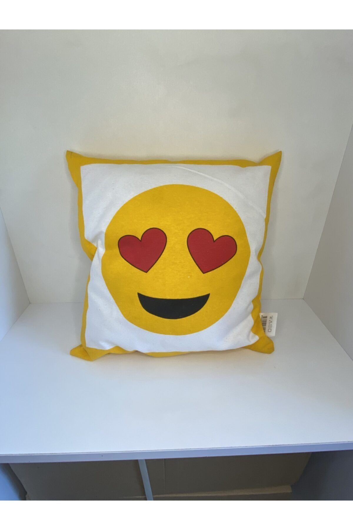Inteks Sarı Emojili Yastık