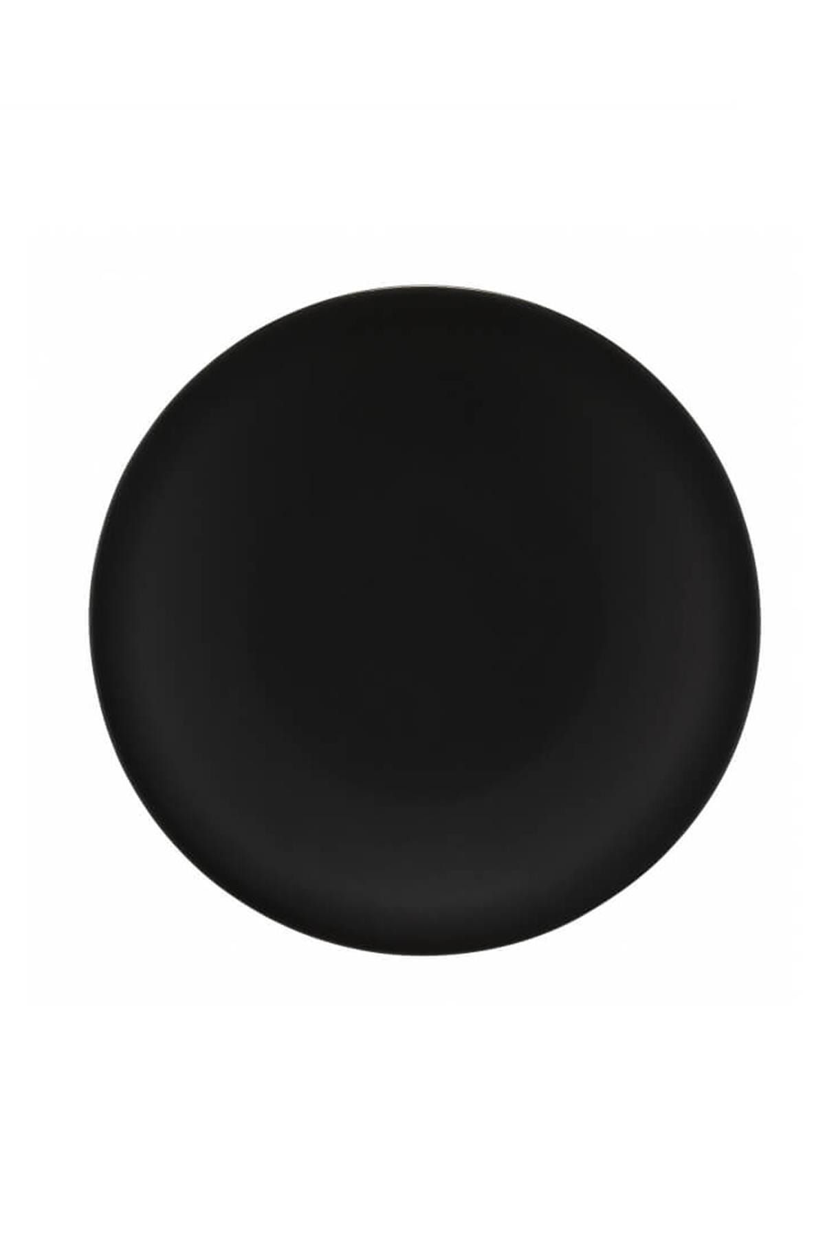 Kütahya Porselen Servis Tabak Mat Siyah 27 cm