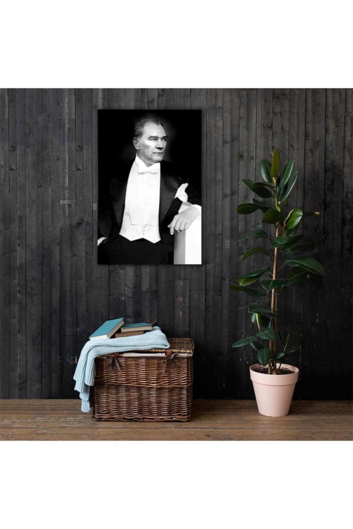 Dijitarz Atatürk Portre Kanvas Tablo