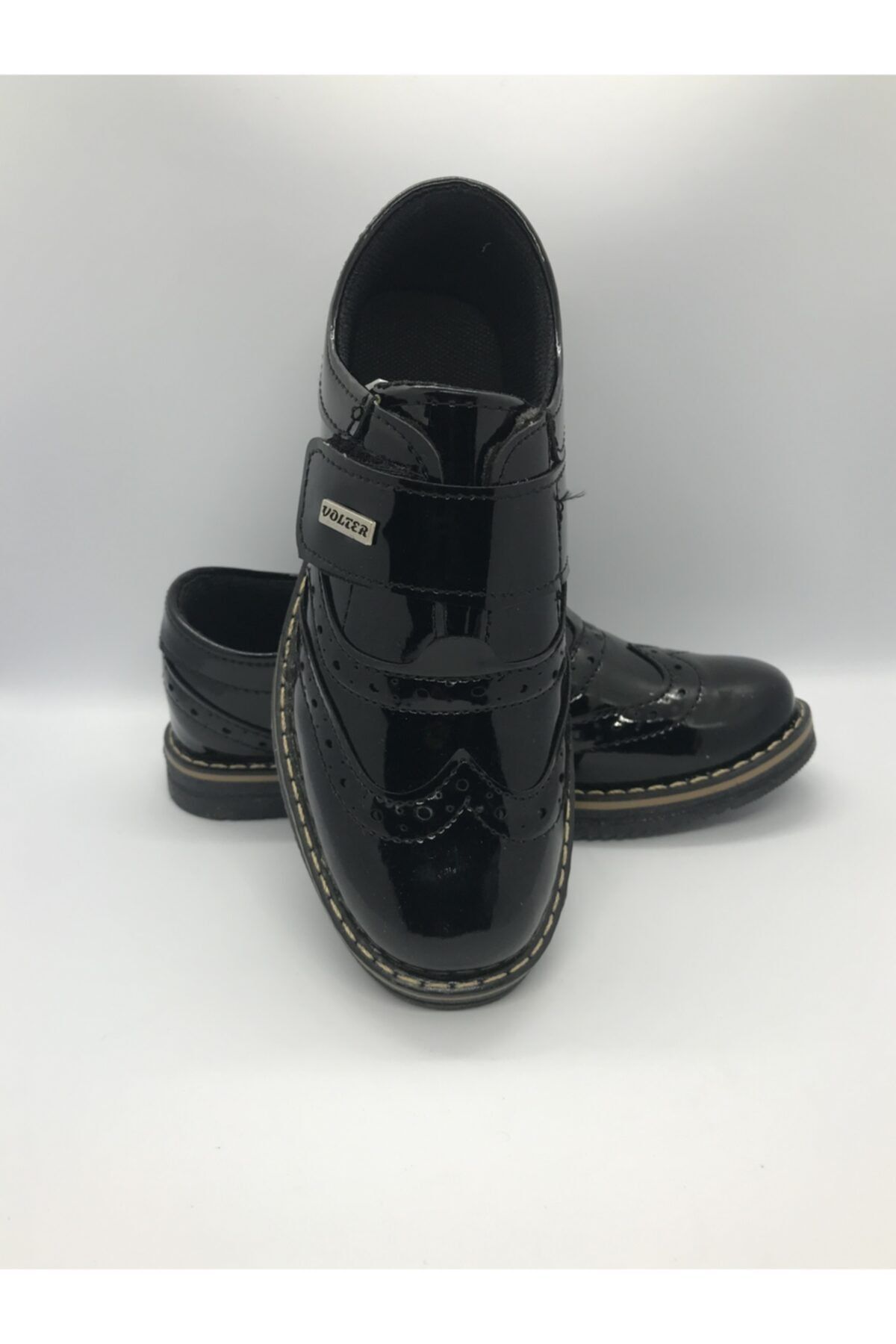 VOLTER Erkek Çocuk Siyah Klasik Ayakkabı
