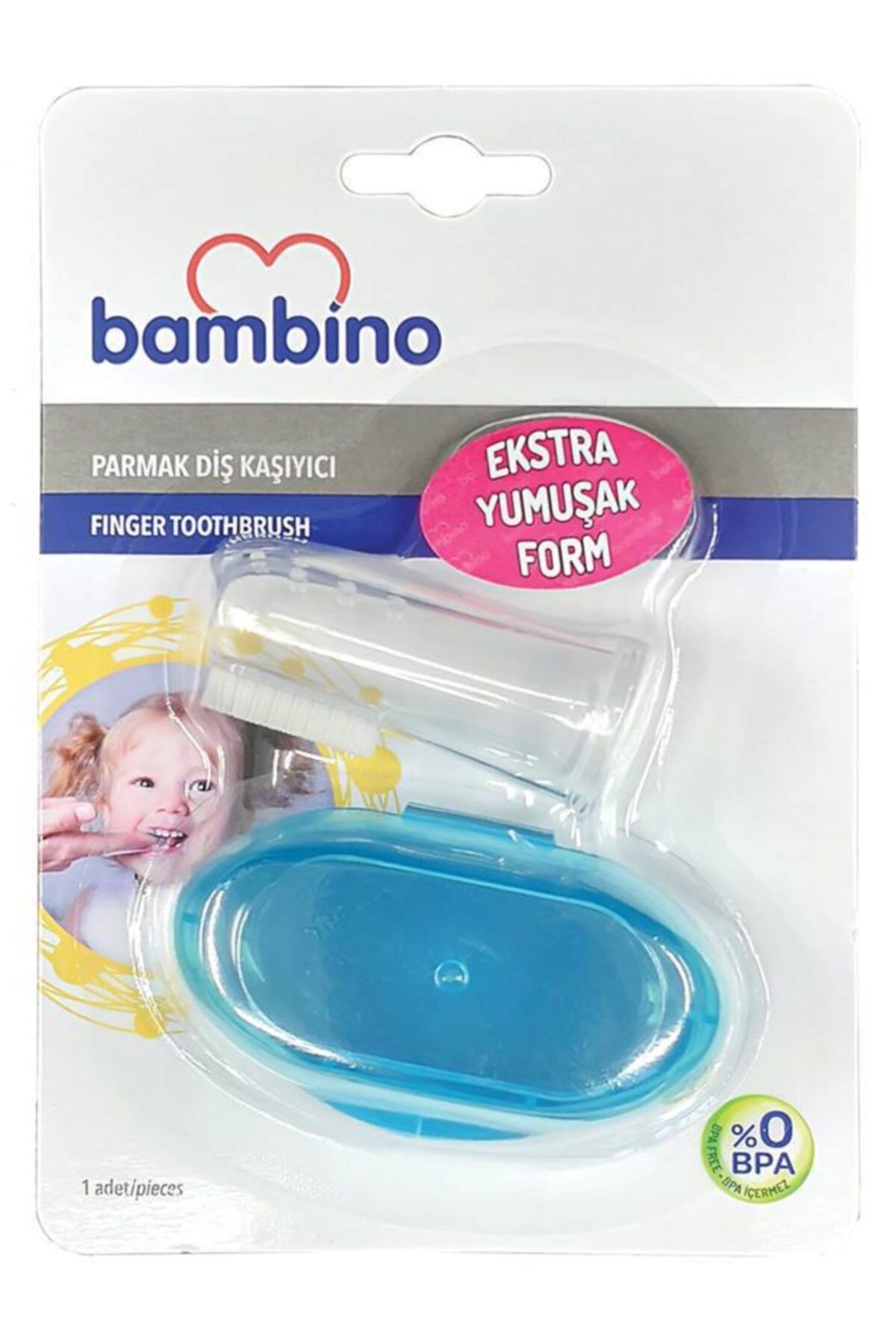 Bambino Bambıno Parmak Dıs Kasıyıcı Mavi Kutulu