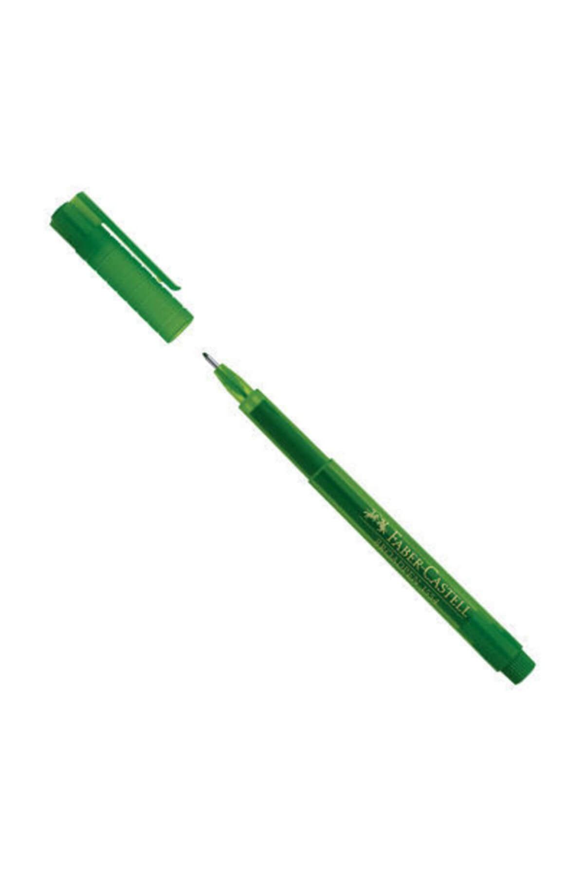 Faber Castell Yeşil Broadpen 1554 Kalın Uçlu Kalem 0.8 mm